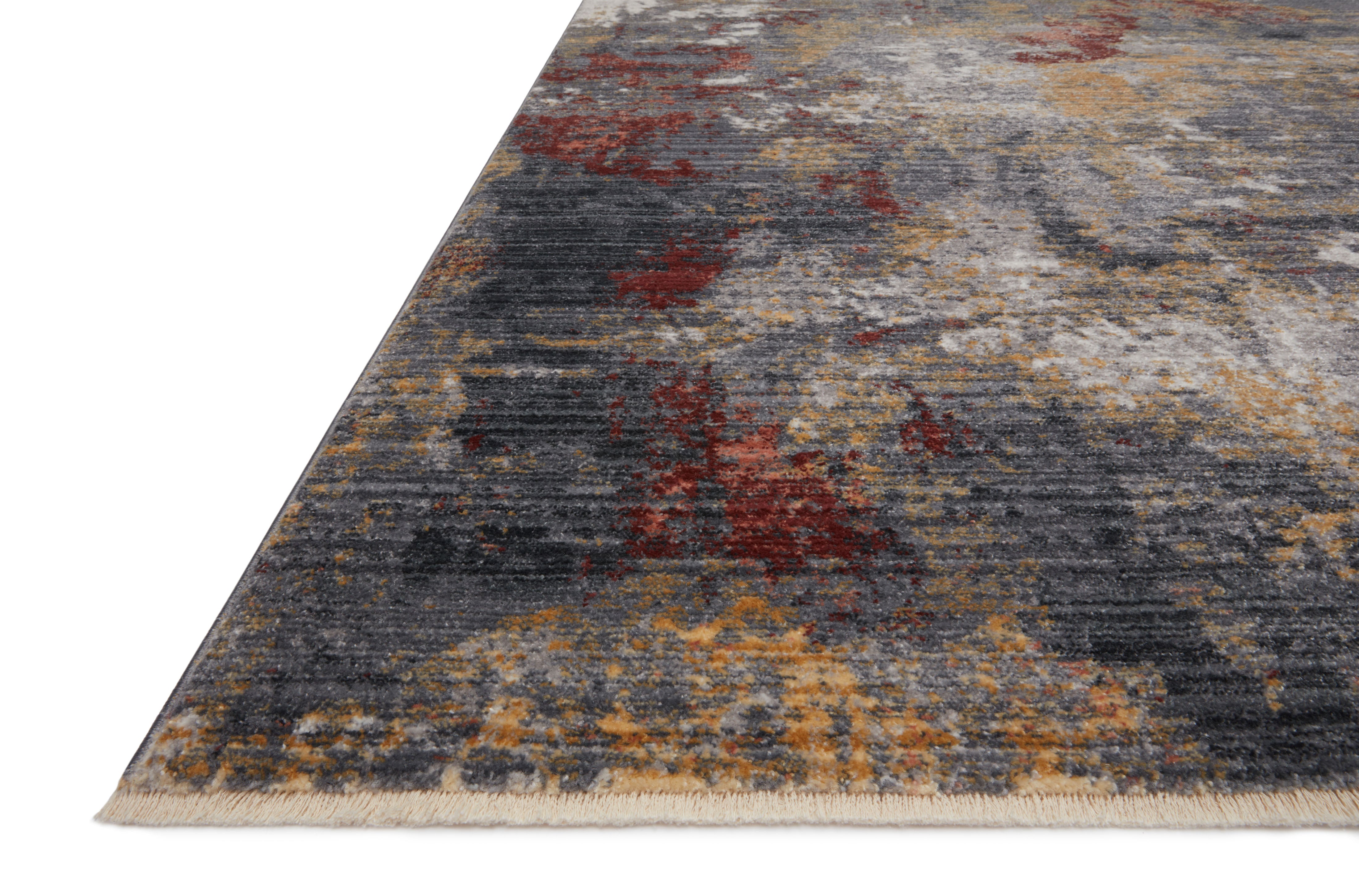 Loloi Samra Dk. Grey / Spice Rug Loloi