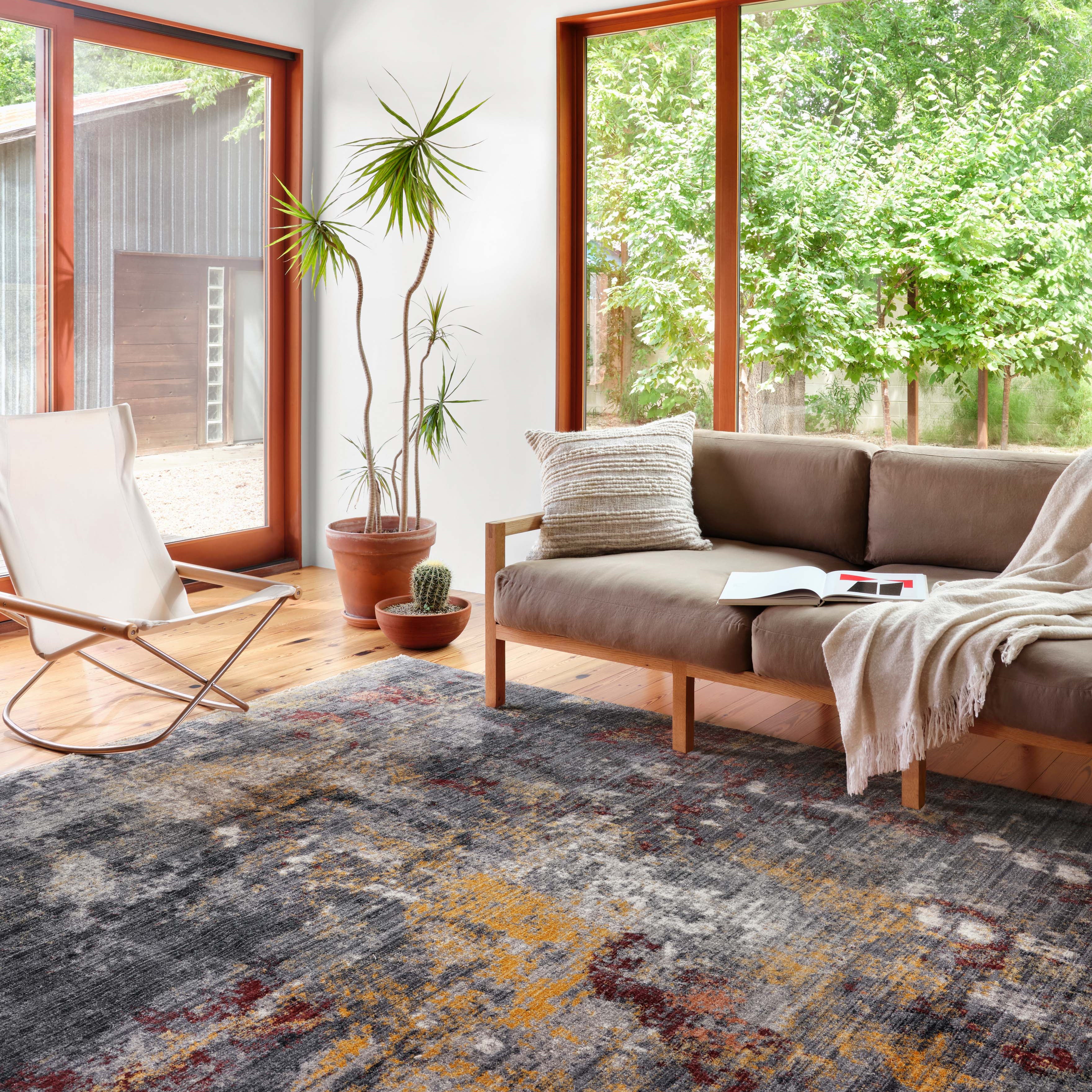 Loloi Samra Dk. Grey / Spice Rug Loloi