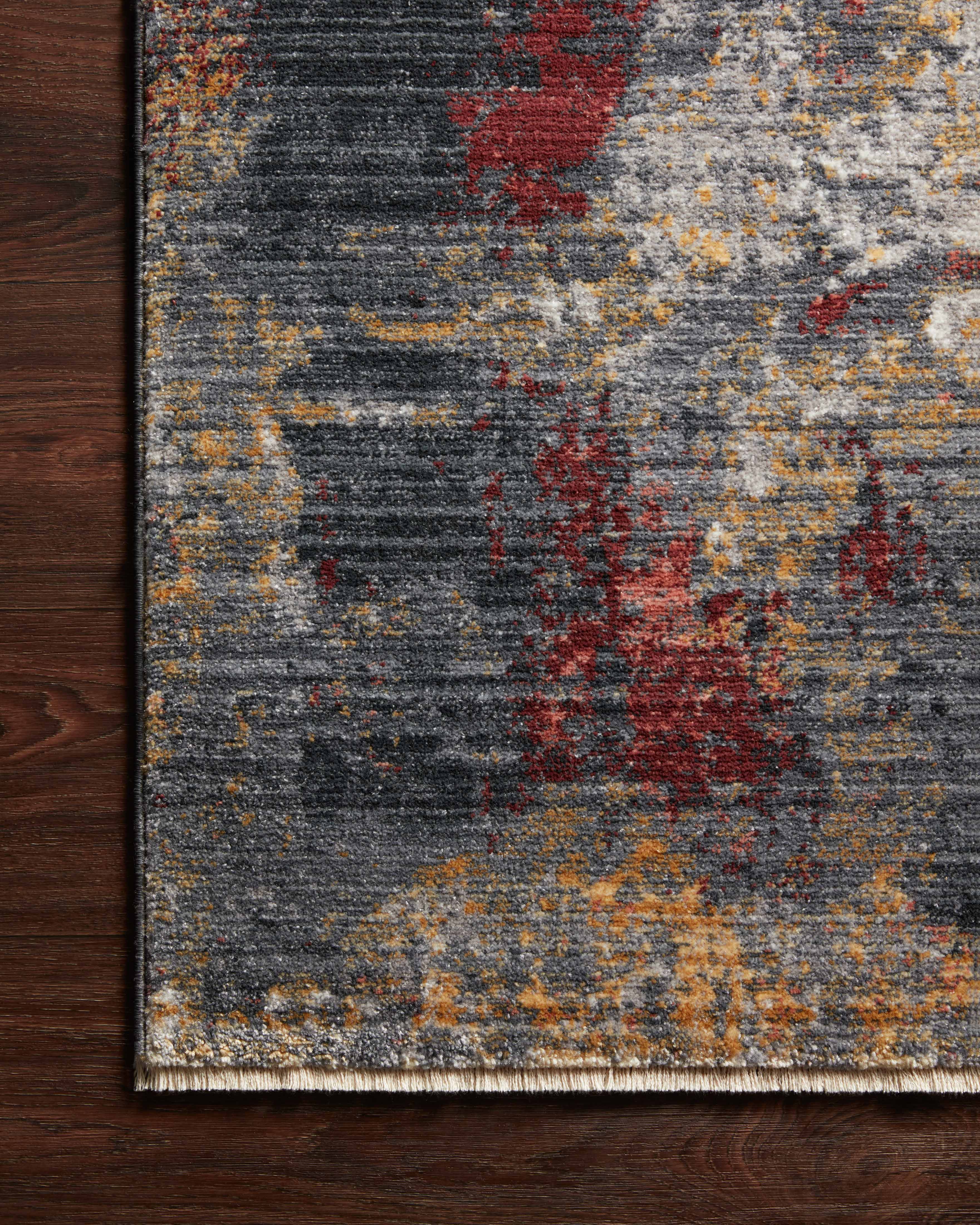 Loloi Samra Dk. Grey / Spice Rug Loloi