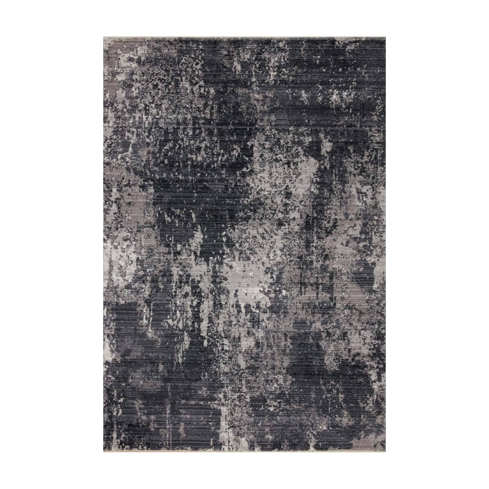 Loloi Samra Charcoal / Silver Rug RUGS - synthetic Loloi 18" x 18"