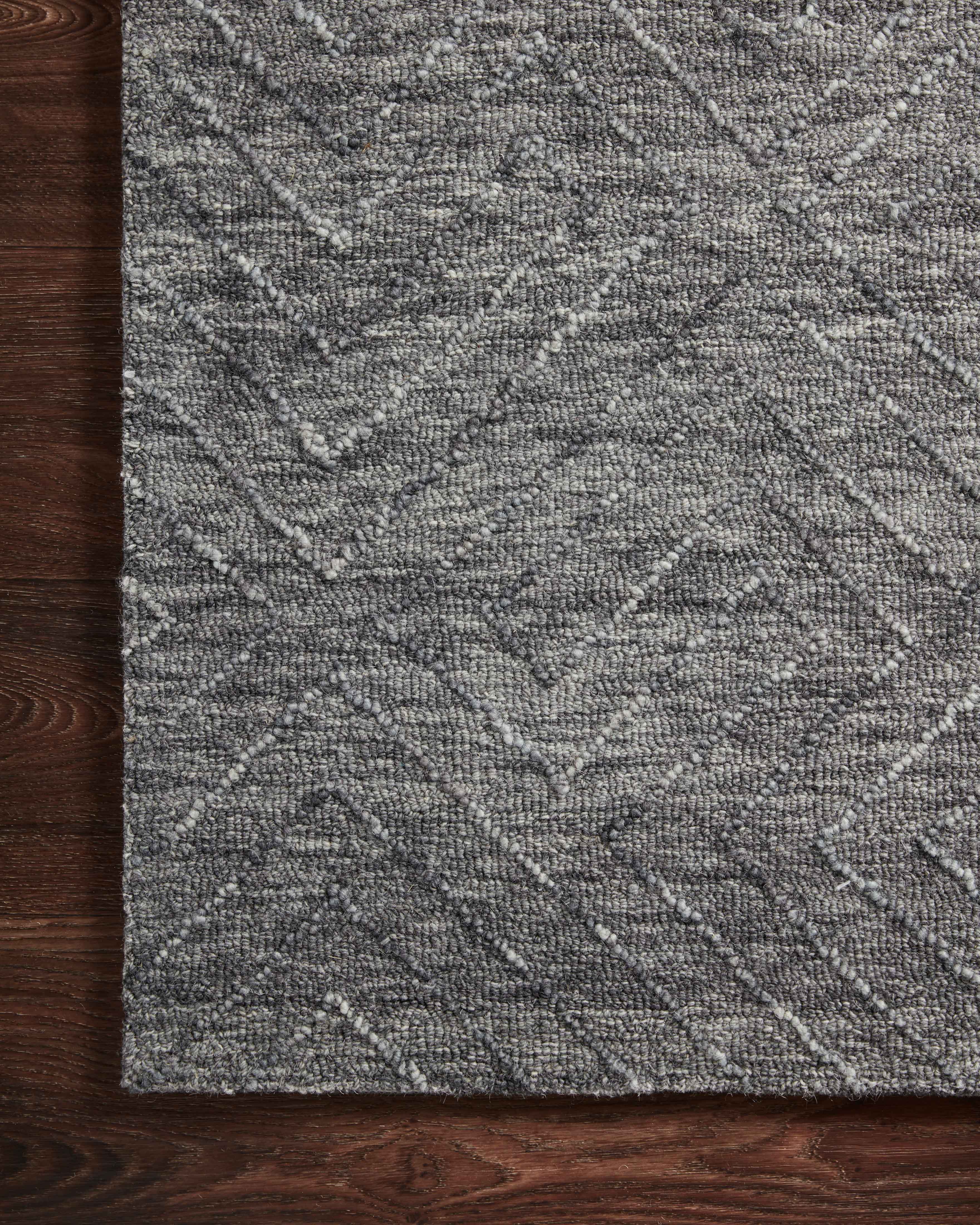Loloi Sarah Charcoal Rug 0-RUGS - wool Loloi