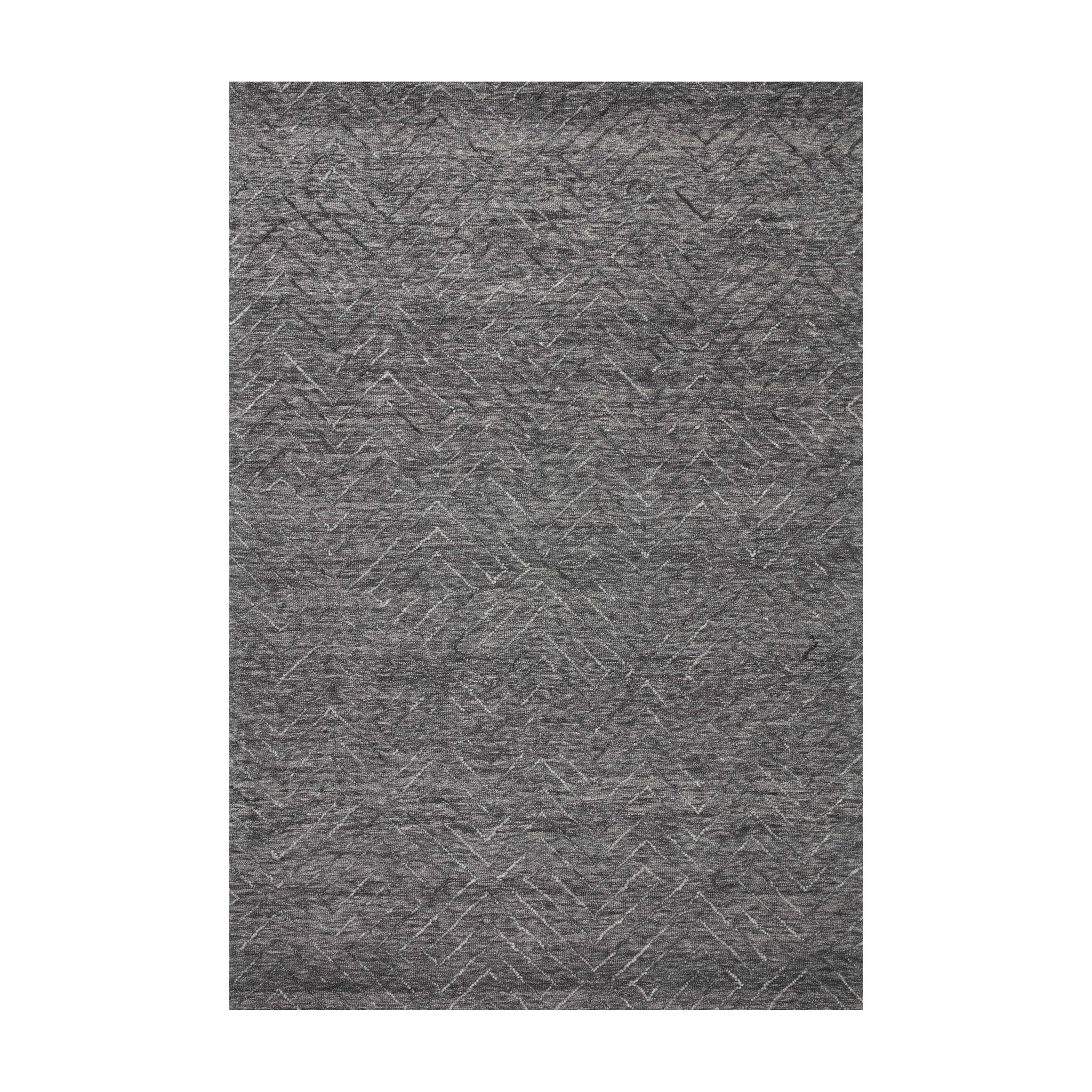Magnolia Home By Joanna Gaines x Loloi Sarah Charcoal Rug RUGS - wool Loloi 18" x 18"