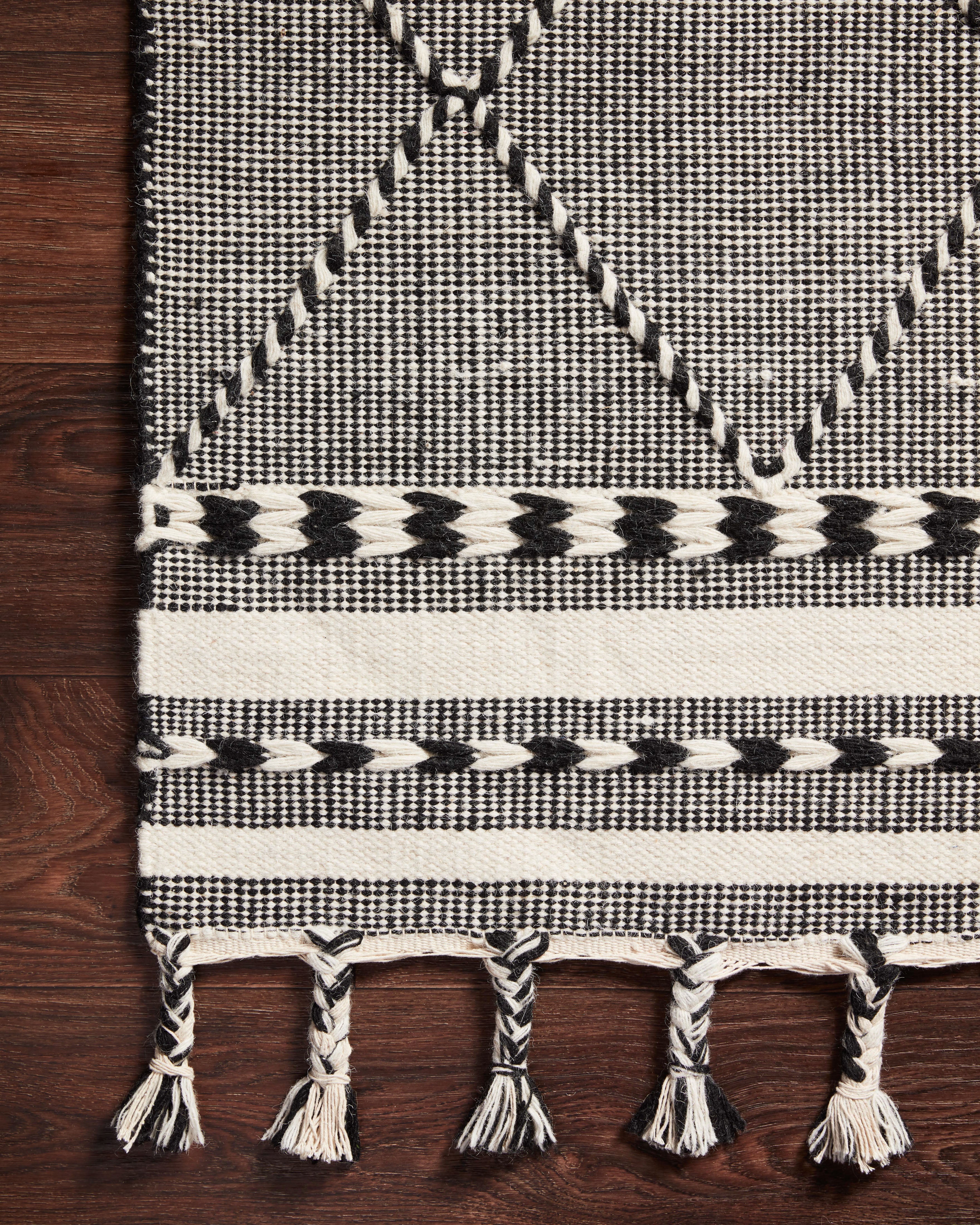 Loloi Sawyer Black Rug RUGS - wool Loloi