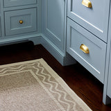 Sablebrook Taupe Border Rug