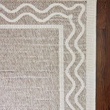 Sablebrook Taupe Border Rug