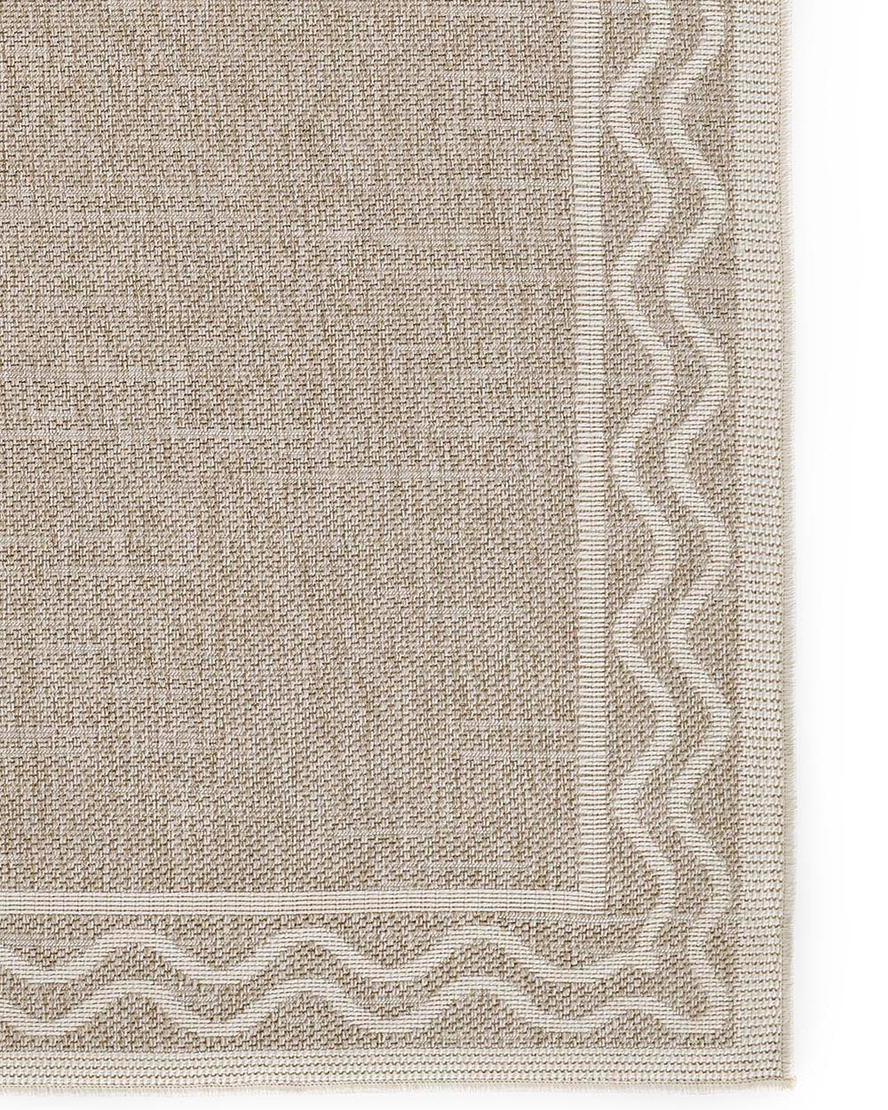 Sablebrook Taupe Border Rug 5-Rugs - indoor/outdoor Momeni