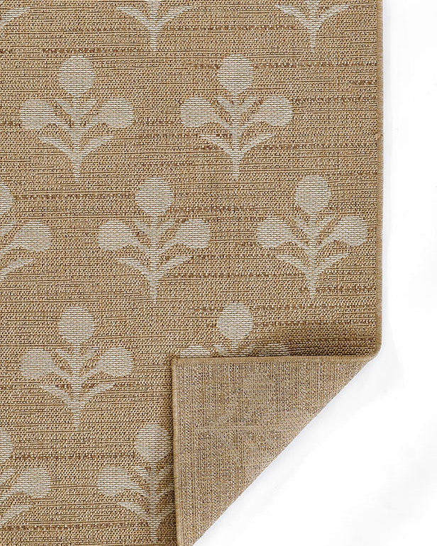 Sablebrook Natural Block Print Rug 5-Rugs - indoor/outdoor Momeni