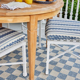 Sablebrook Blue Checkered Rug