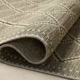 Loloi Saylor Stone / Ivory Sample Indoor/Outdoor Rug RUGS - synthetic Loloi