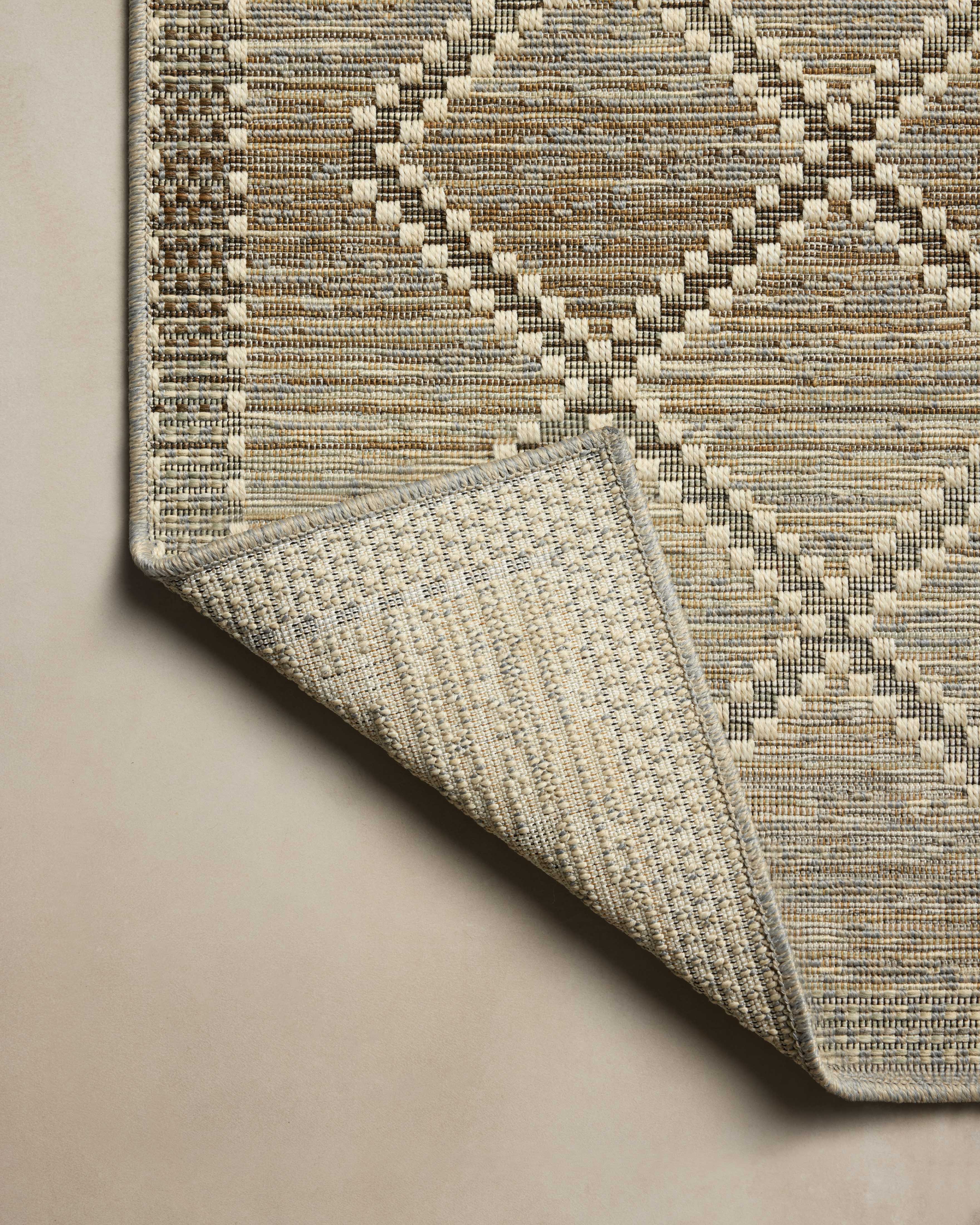 Loloi Saylor Stone / Ivory Indoor/Outdoor Rug RUGS - synthetic Loloi