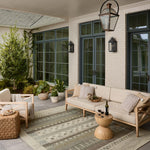 Loloi Saylor Ivory / Earth Sample Indoor/Outdoor Rug RUGS - synthetic Loloi