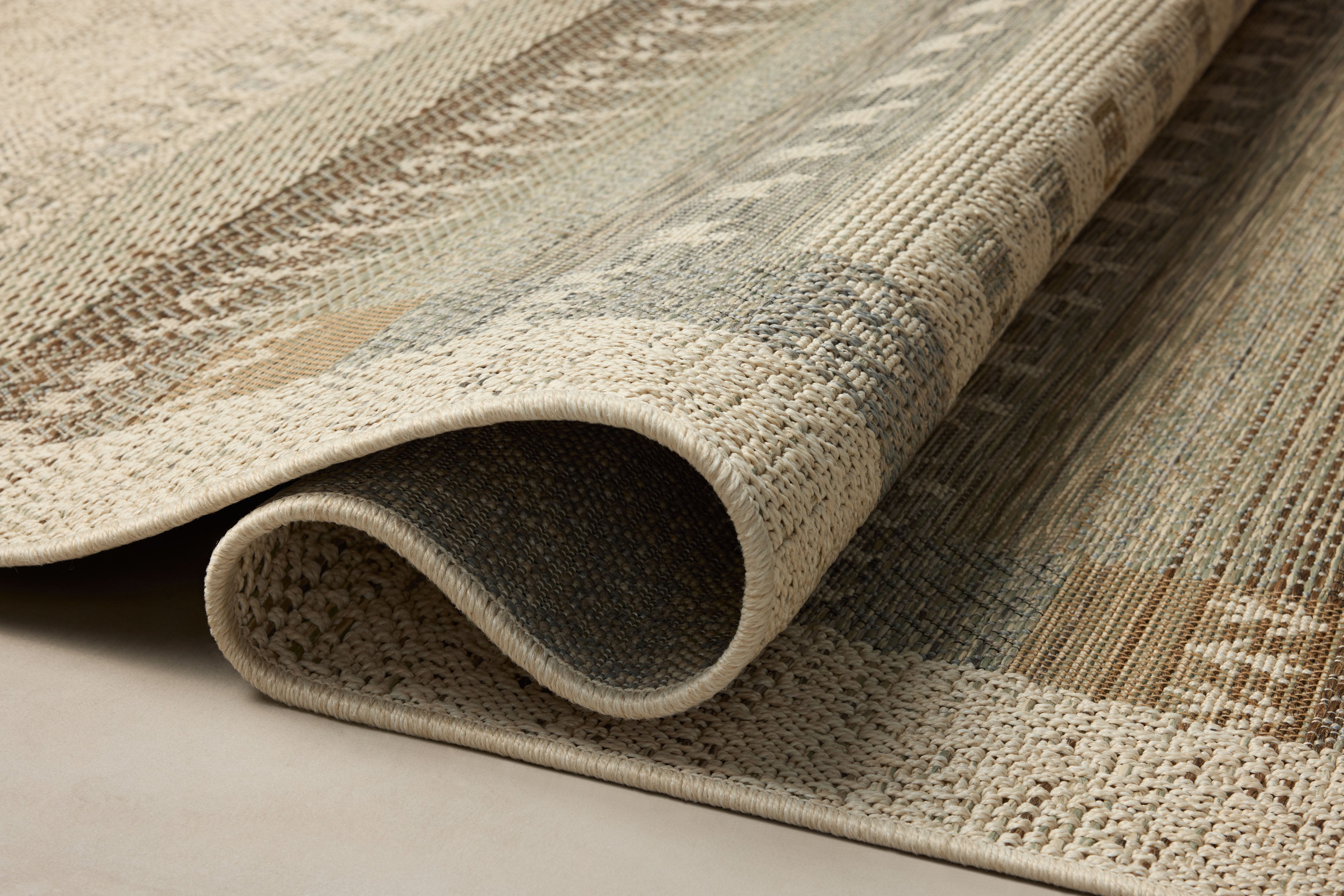 Loloi Saylor Ivory / Earth Indoor/Outdoor Rug RUGS - synthetic Loloi