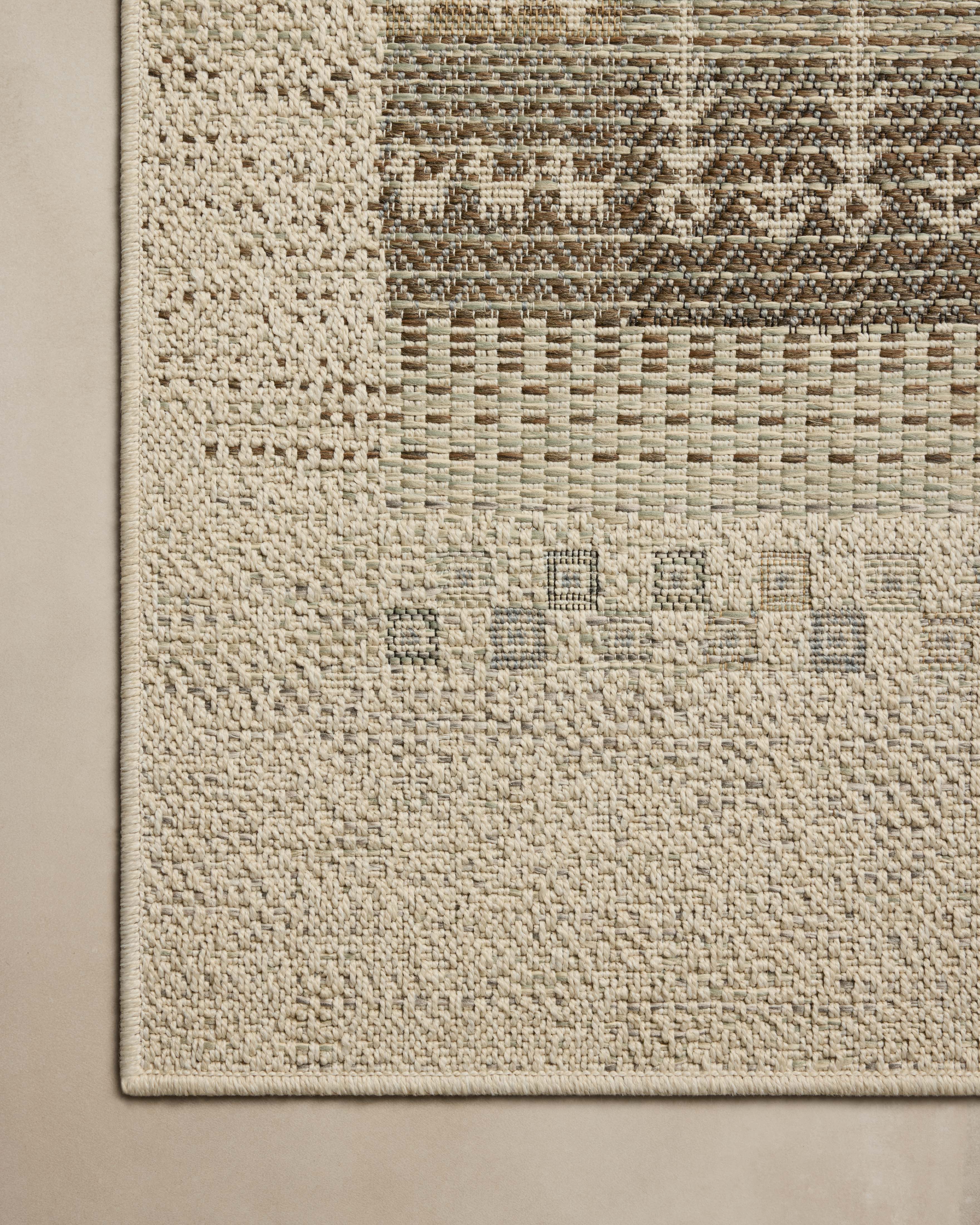 Loloi Saylor Ivory / Earth Indoor/Outdoor Rug RUGS - synthetic Loloi