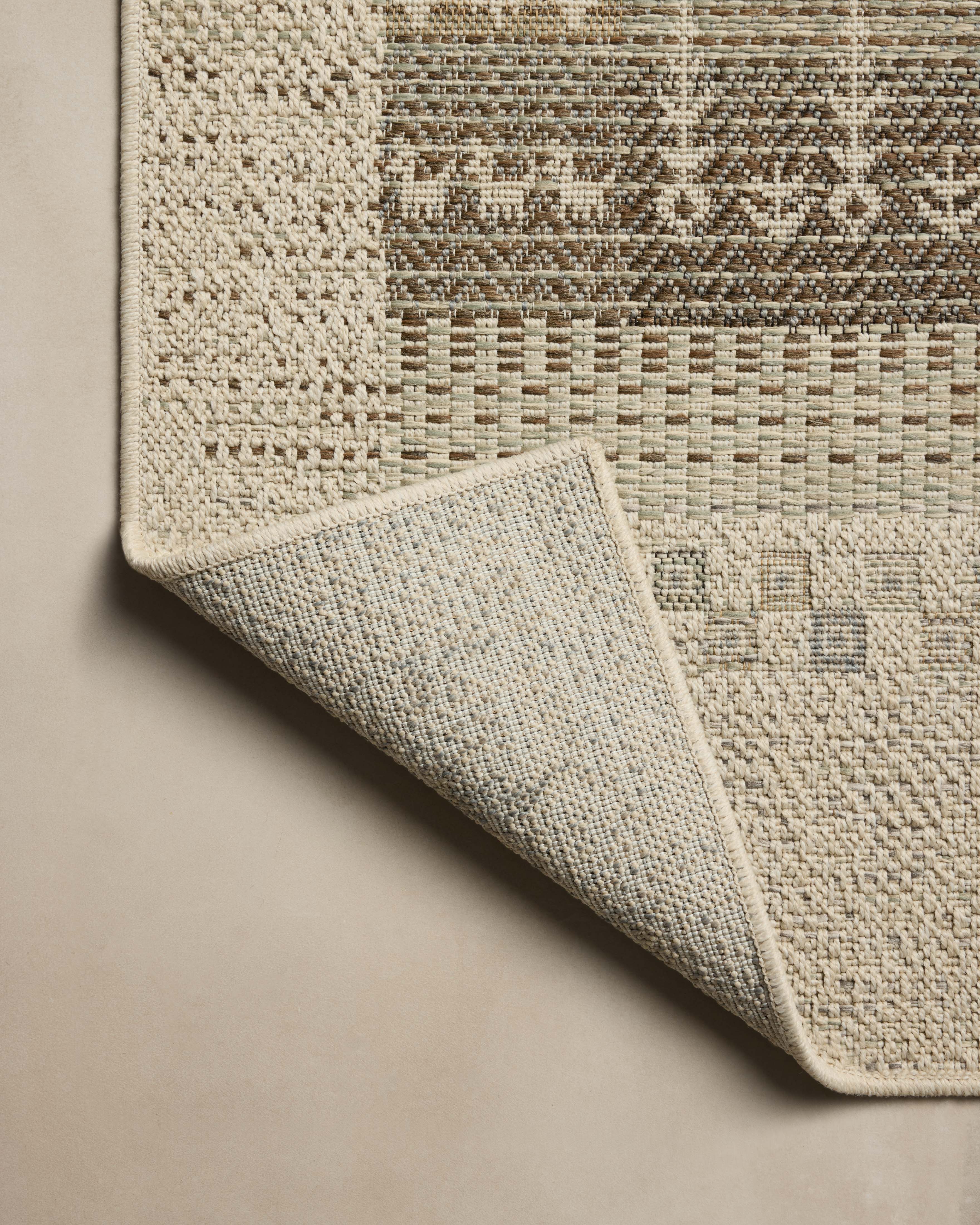 Loloi Saylor Ivory / Earth Indoor/Outdoor Rug RUGS - synthetic Loloi