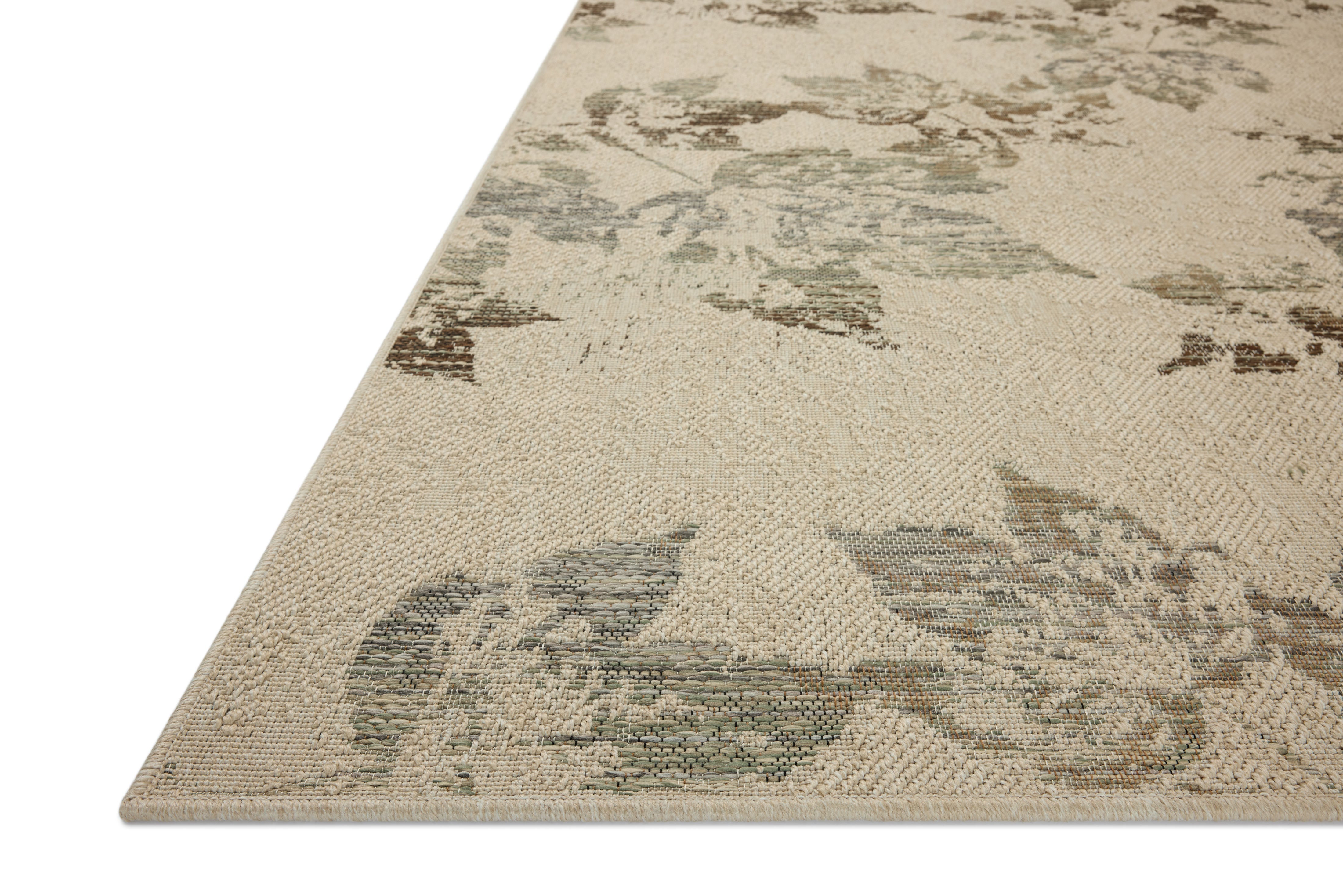 Loloi Saylor Ivory / Bark Indoor/Outdoor Rug RUGS - synthetic Loloi