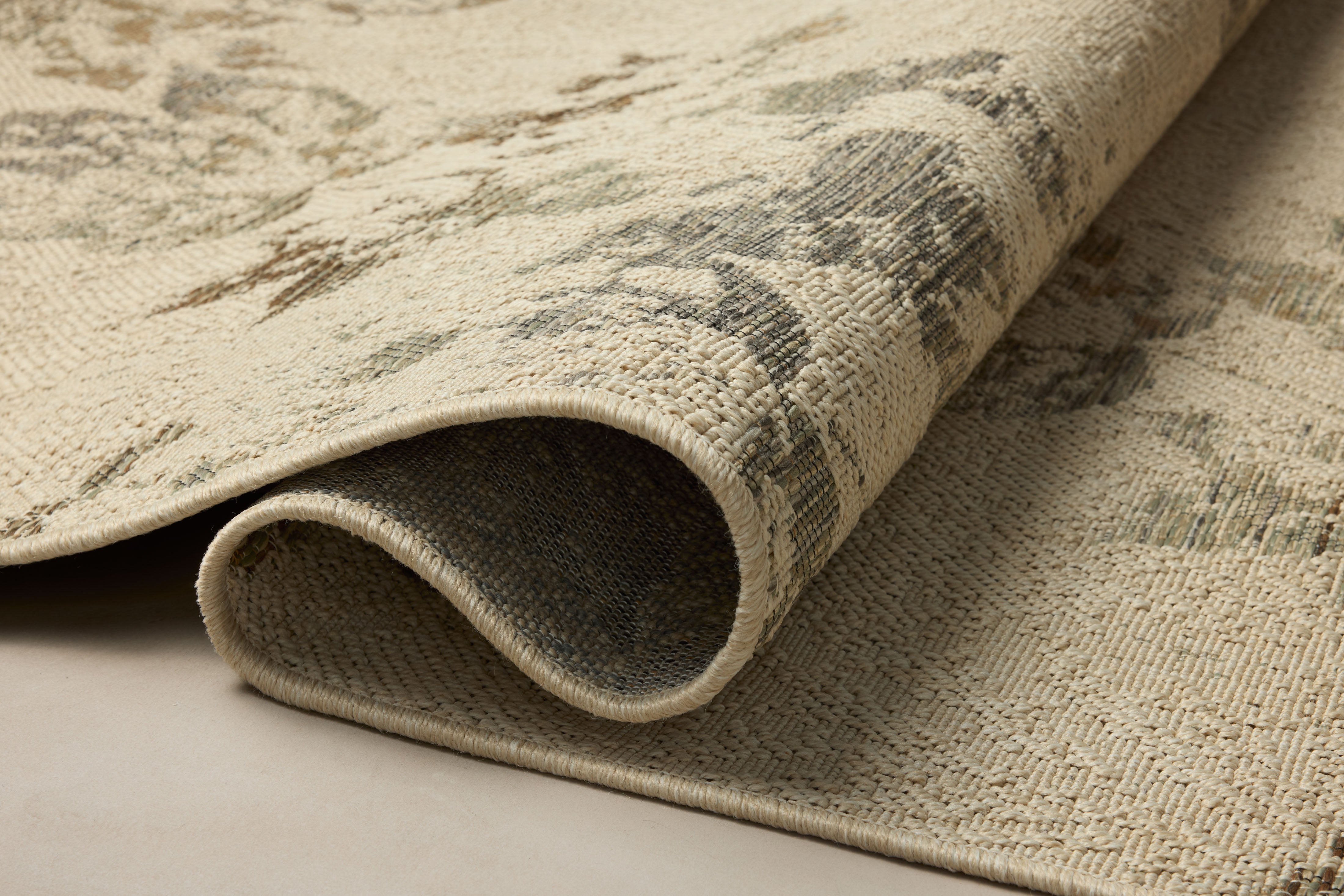 Loloi Saylor Ivory / Bark Indoor/Outdoor Rug RUGS - synthetic Loloi