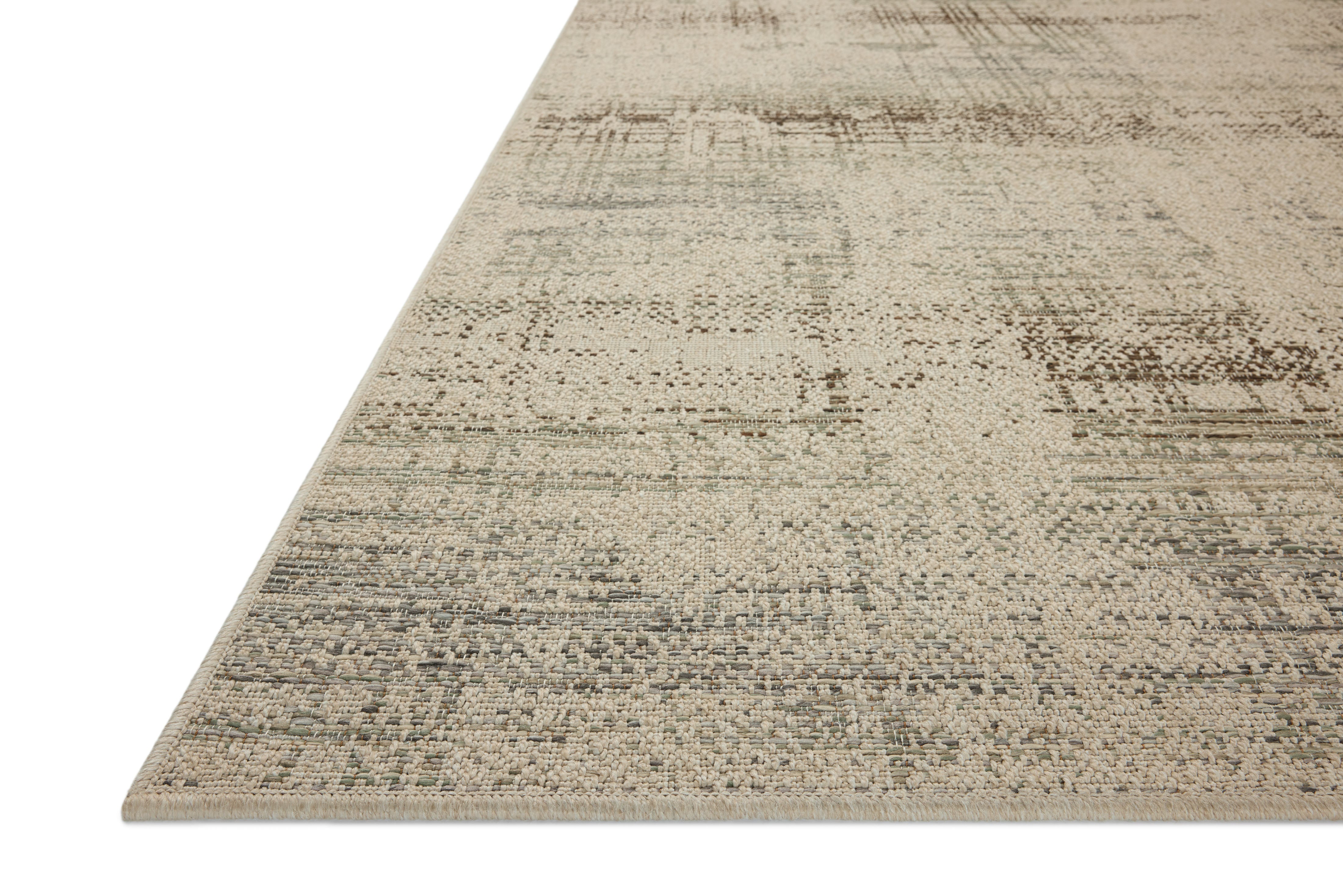 Loloi Saylor Ivory / Fog Indoor/Outdoor Rug RUGS - synthetic Loloi