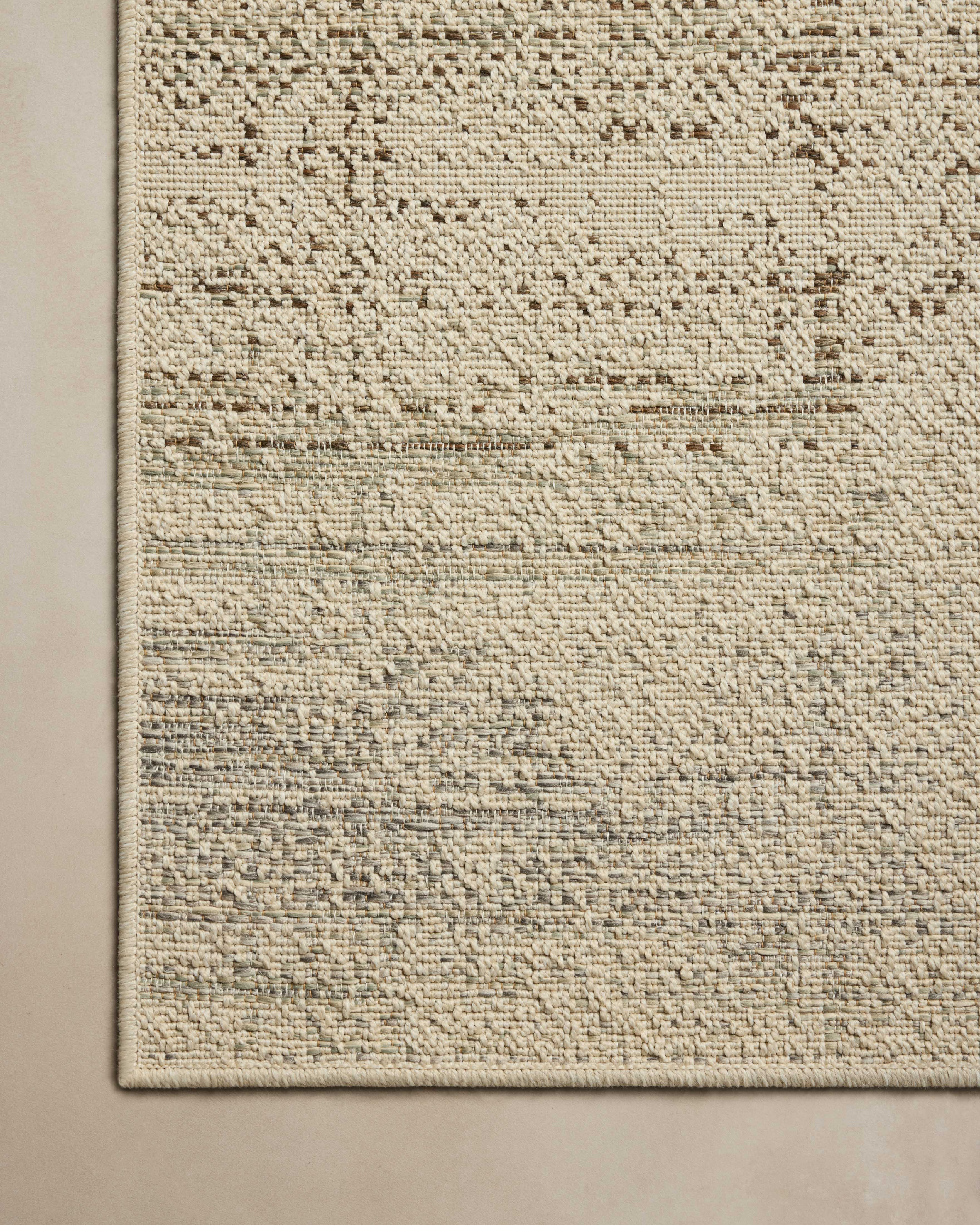 Loloi Saylor Ivory / Fog Indoor/Outdoor Rug RUGS - synthetic Loloi