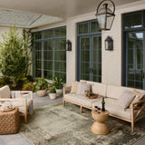 Loloi Saylor Smoke / Ivory Indoor/Outdoor Rug RUGS - synthetic Loloi