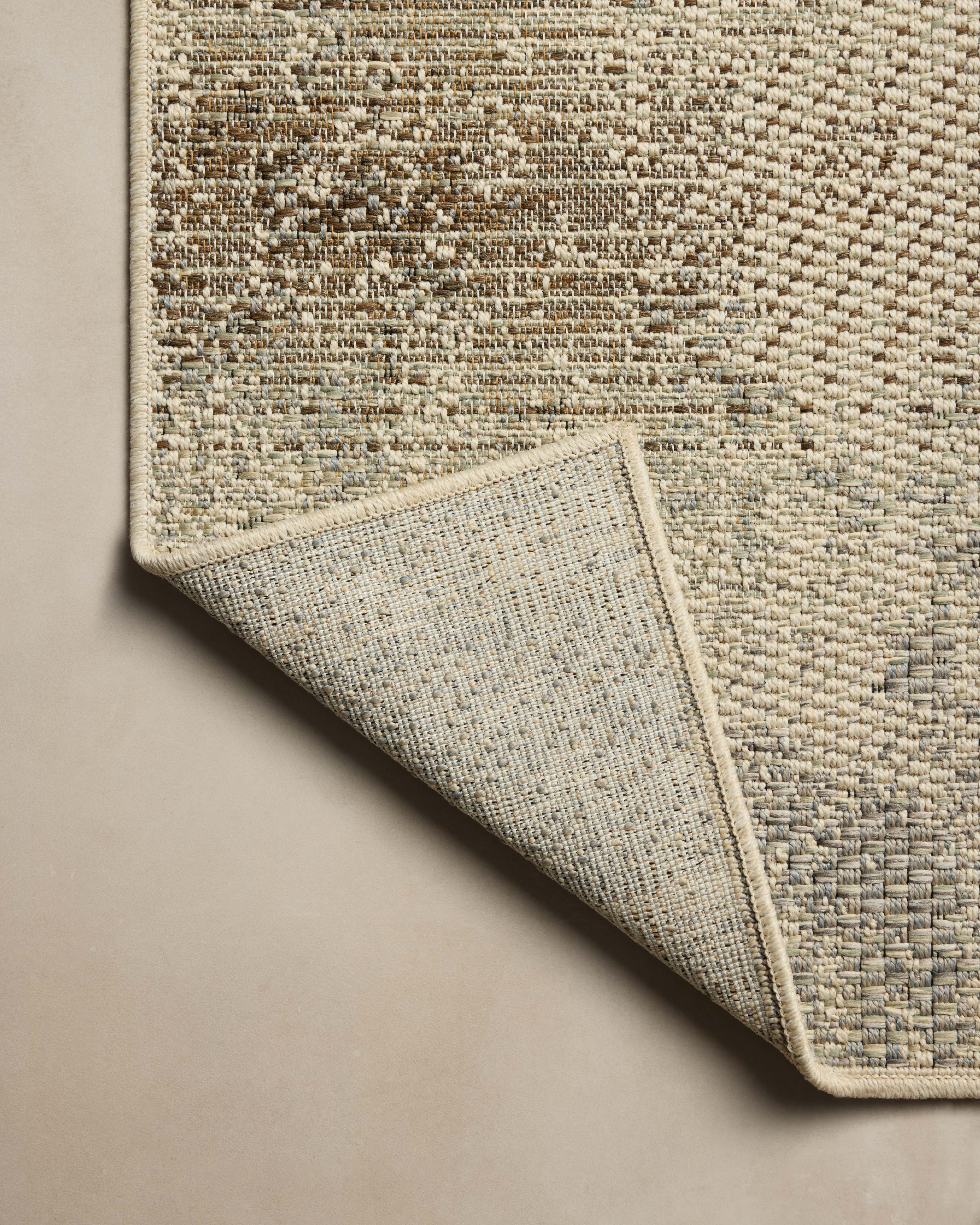 Loloi Saylor Smoke / Ivory Indoor/Outdoor Rug RUGS - synthetic Loloi