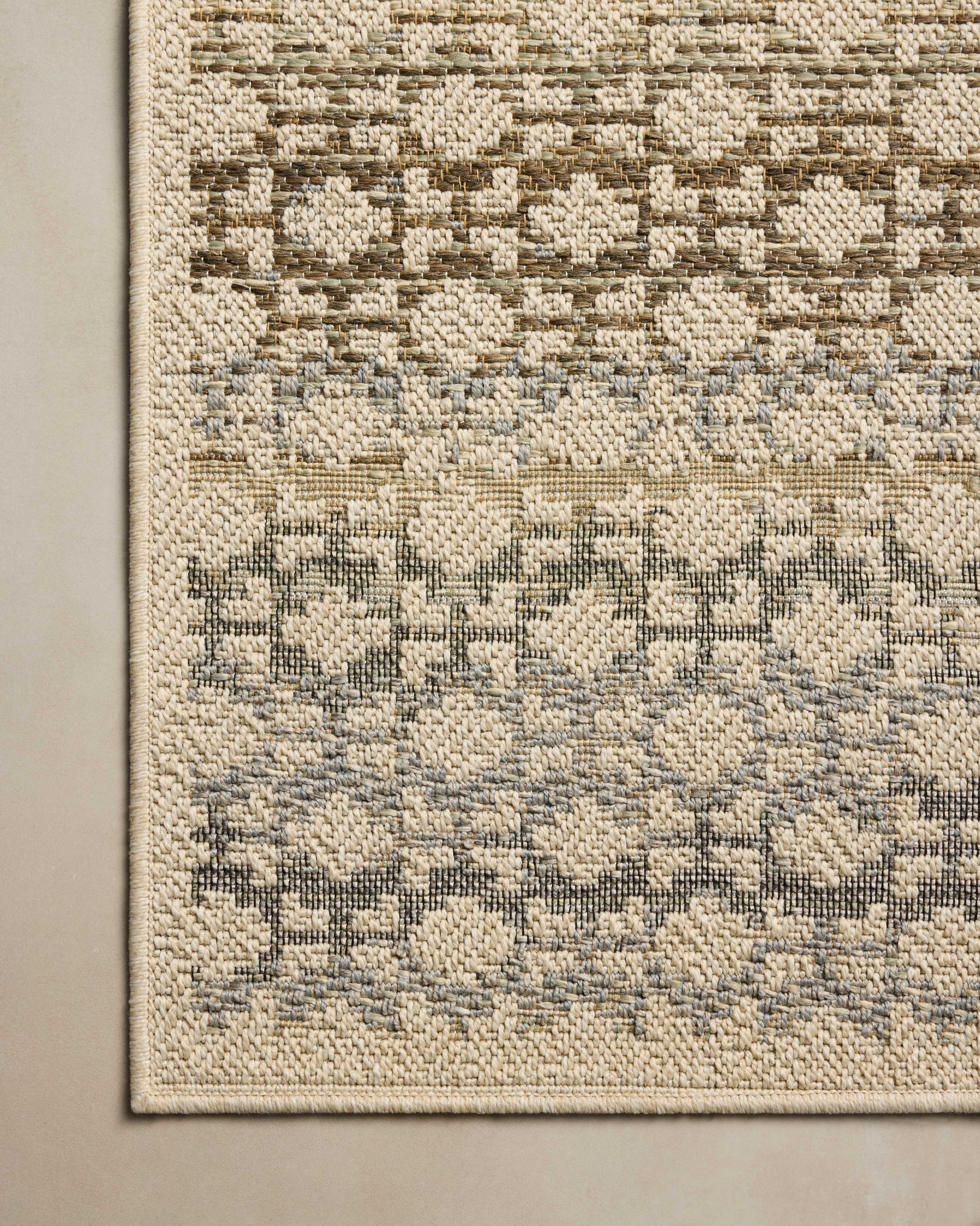 Loloi Saylor Ivory / Multi Sample Indoor/Outdoor Rug RUGS - synthetic Loloi