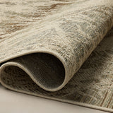 Loloi Saylor Ivory / Stone Sample Indoor/Outdoor Rug RUGS - synthetic Loloi