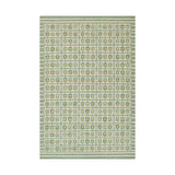Santi Tile Hand Woven Rug RUGS - wool Momeni Green 2'6" x 8' Runner