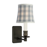 Tara Small Sconce LIGHTING - sconce Visual Comfort Bronze 4" x 5" x 5" Sky Elton Check