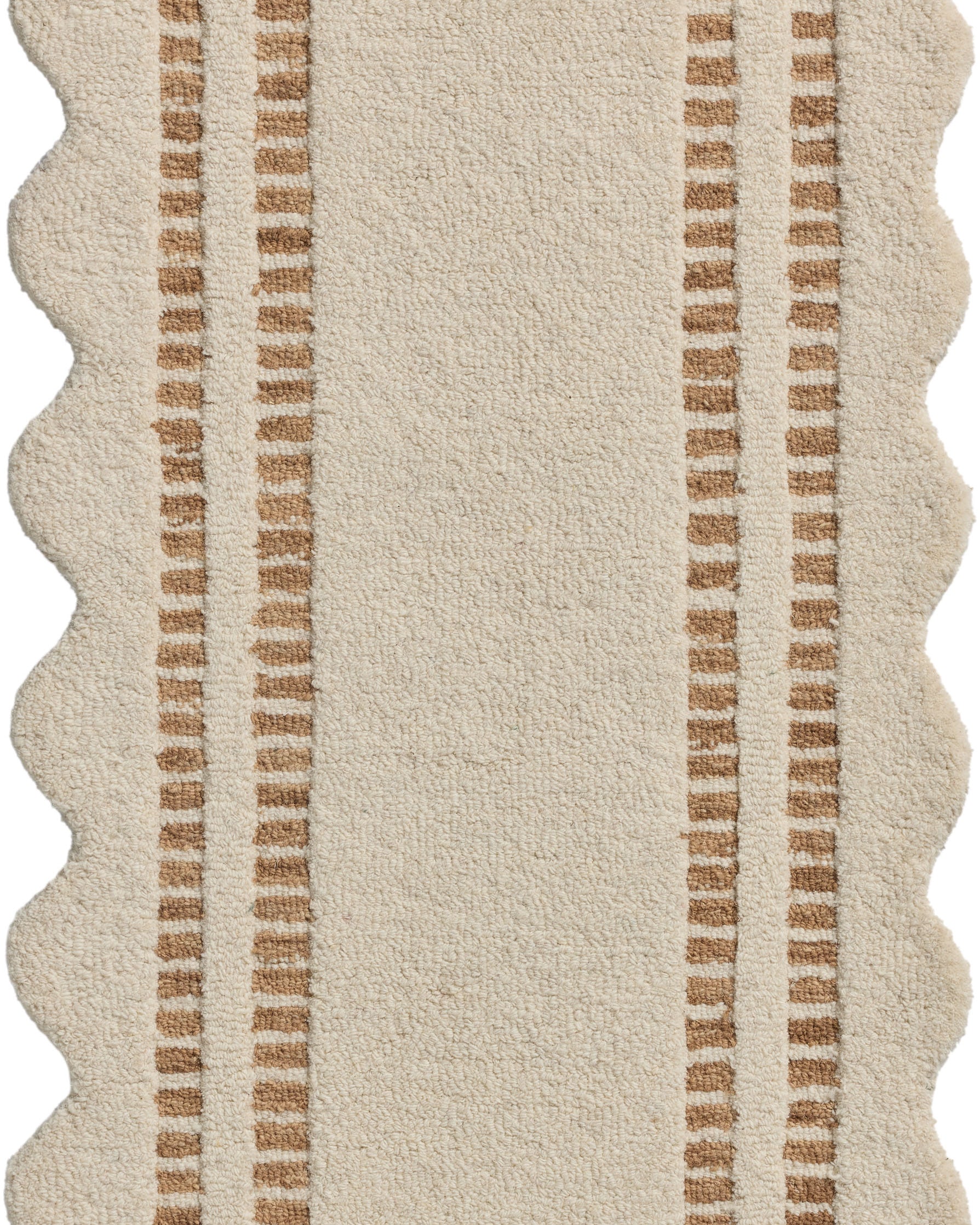 FLOOR MODEL - Chris Loves Julia x Loloi Scottie Ivory / Rust Rug - 7'9" x 9'9" IN STORE - Rugs Loloi