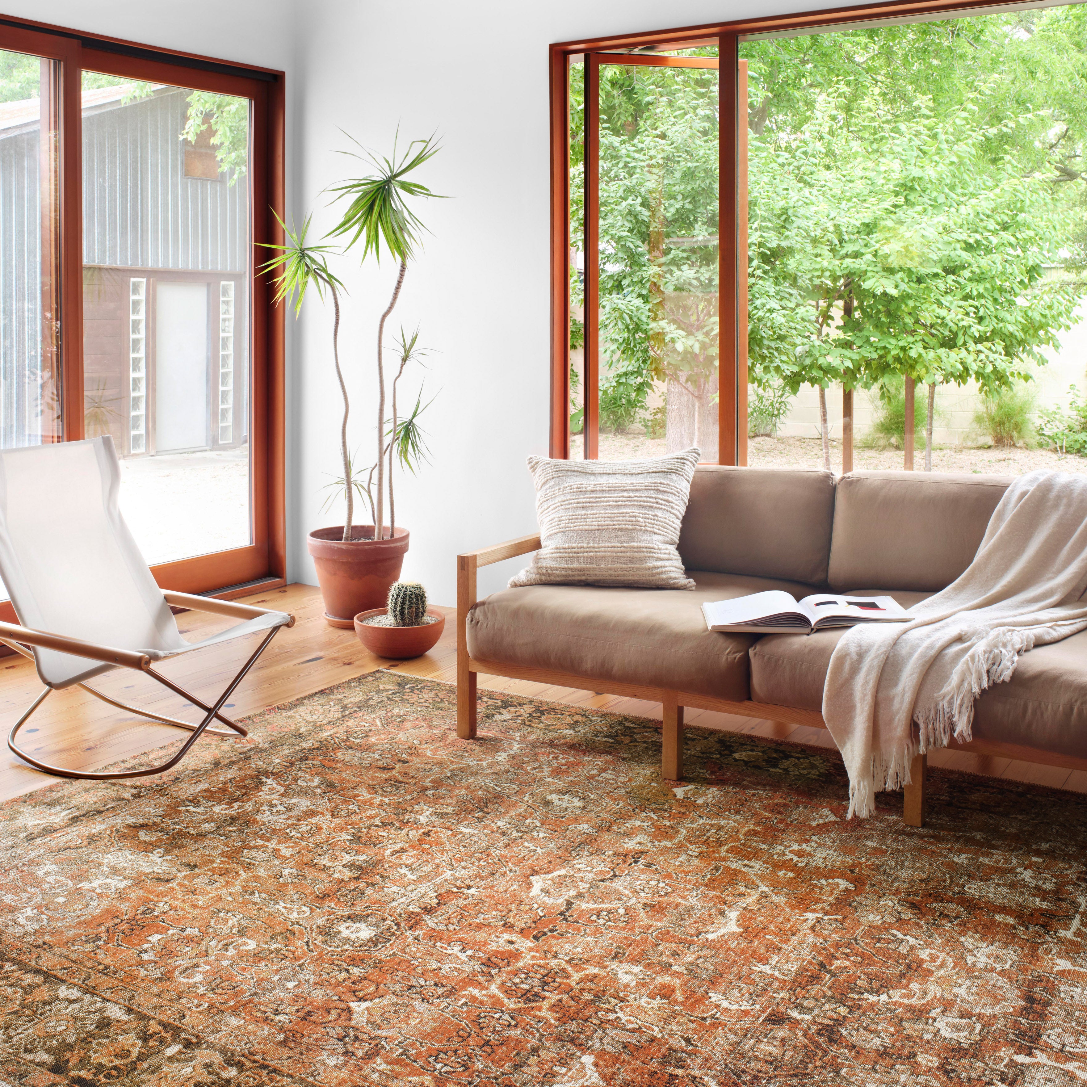 Loloi Sebastian Rust / Tobacco Rug RUGS - synthetic Loloi