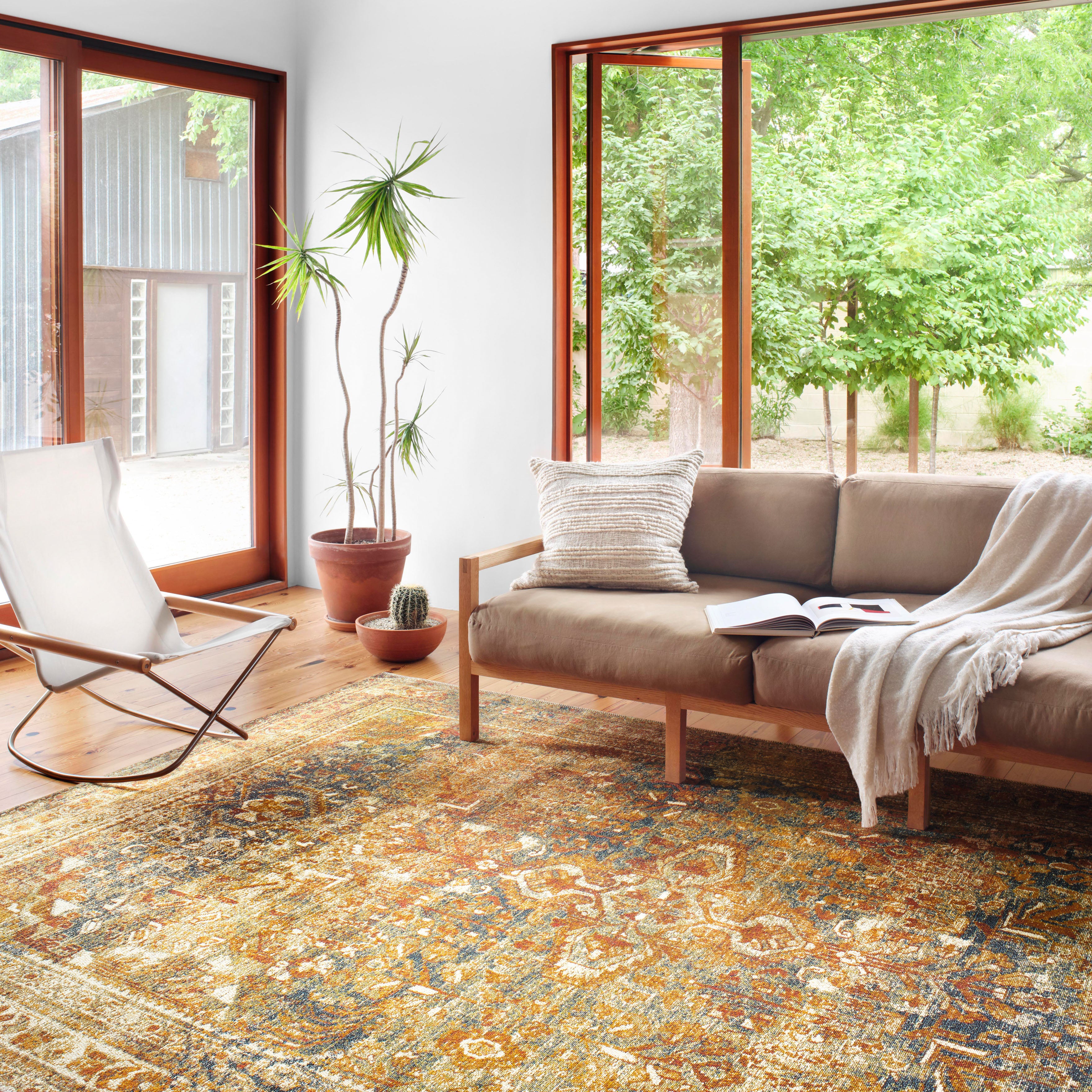 Loloi Sebastian Lagoon / Spice Rug RUGS - synthetic Loloi