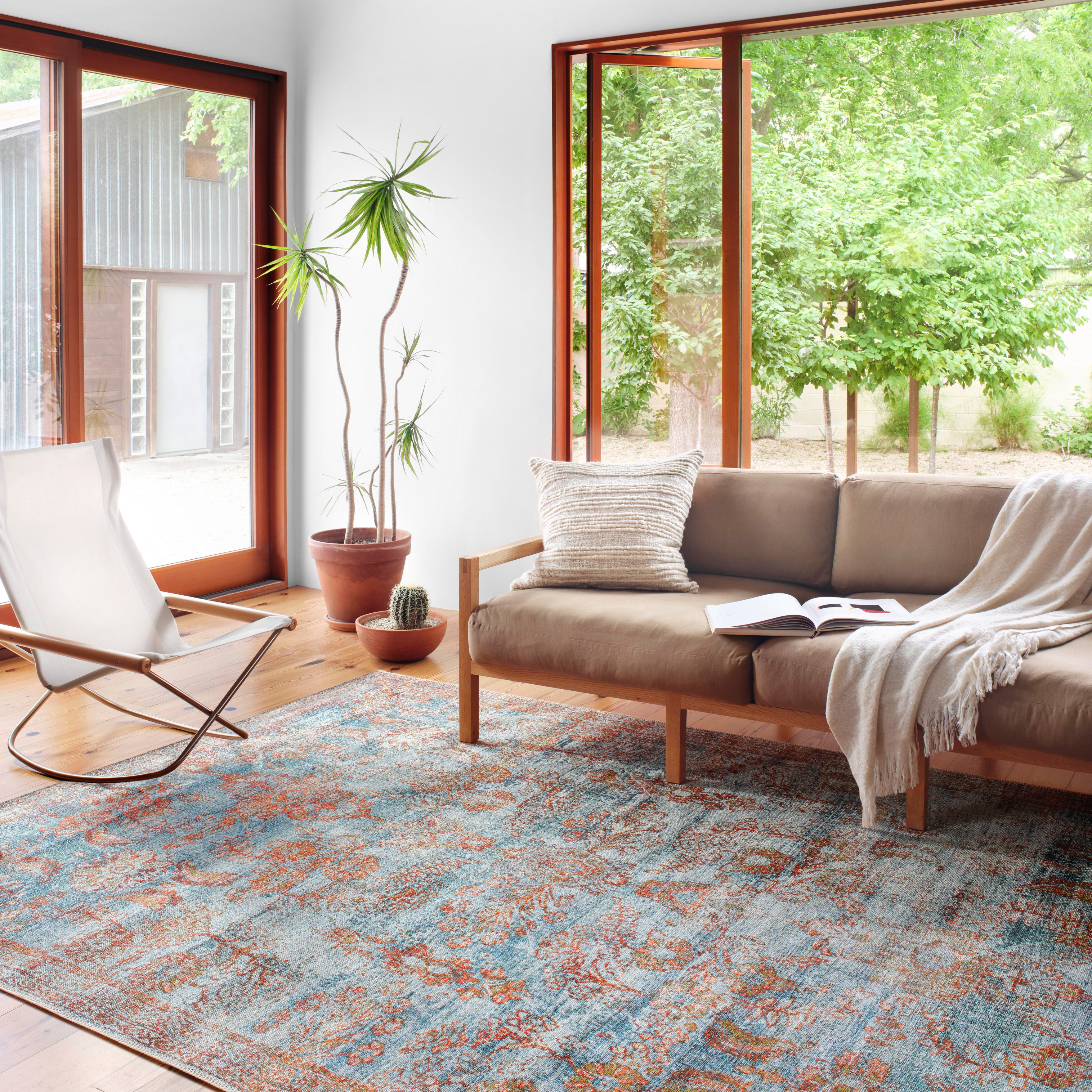 Loloi Sebastian Ocean / Spice Rug RUGS - synthetic Loloi