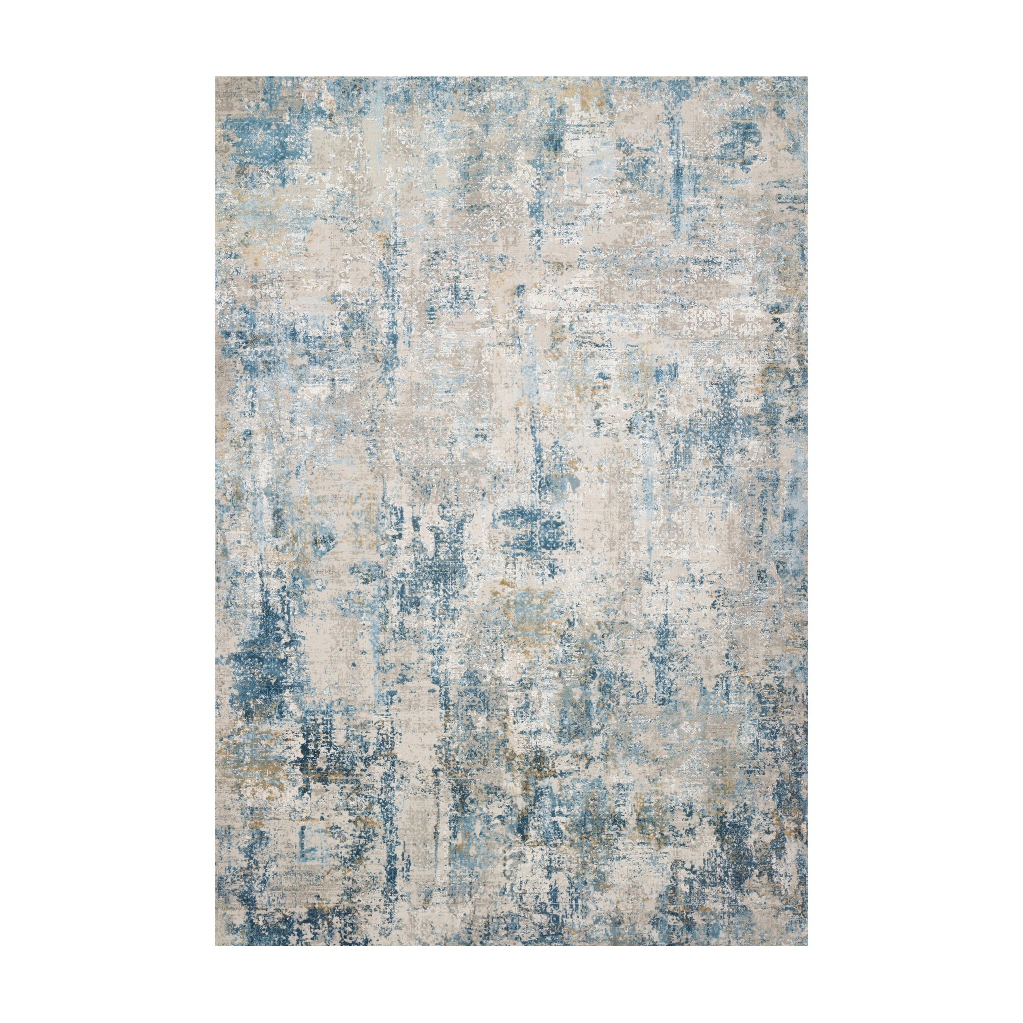 Loloi Sienne Grey / Blue Rug Loloi 18" x 18"