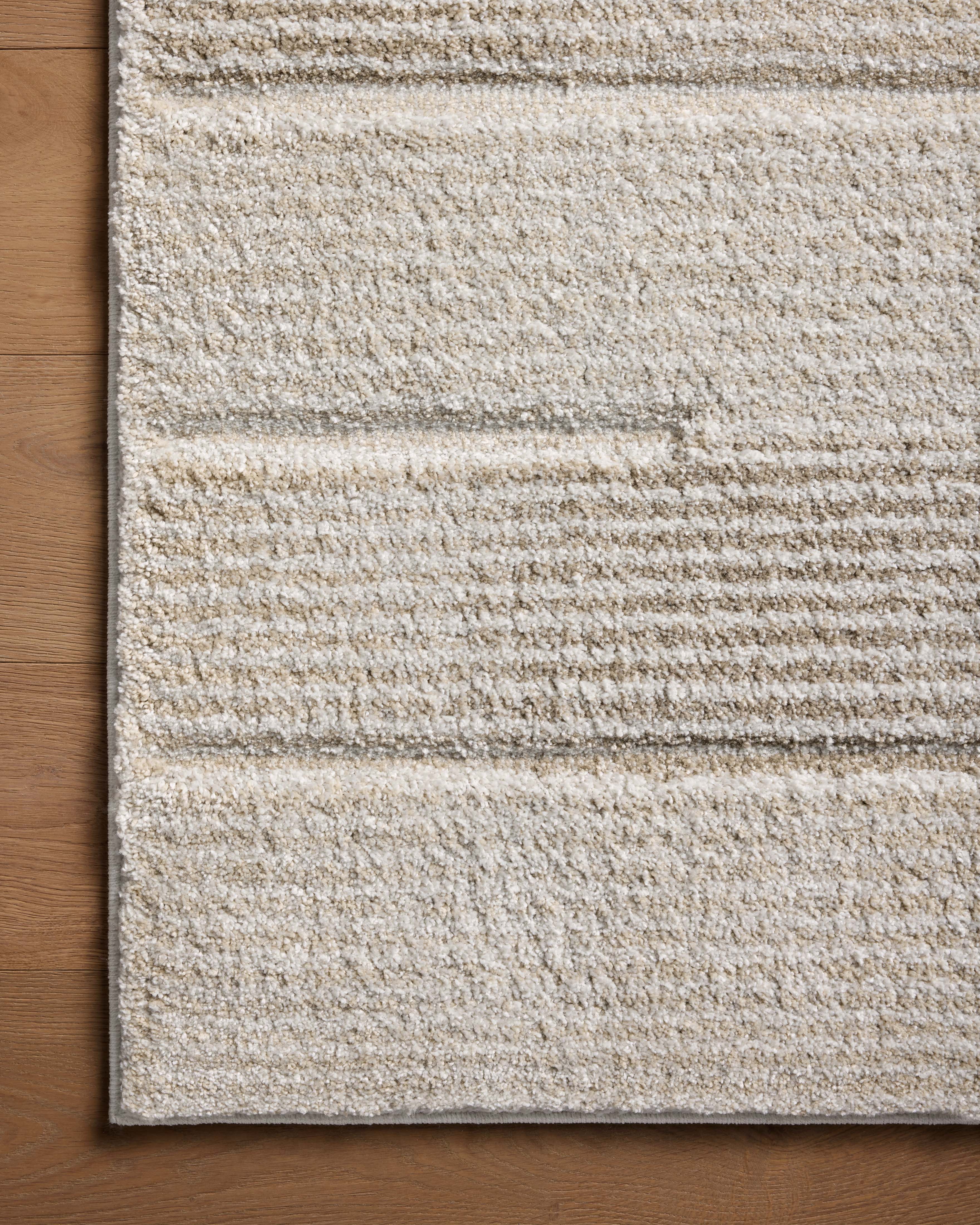 Loloi Silas Fog / Natural Runner Rug Loloi