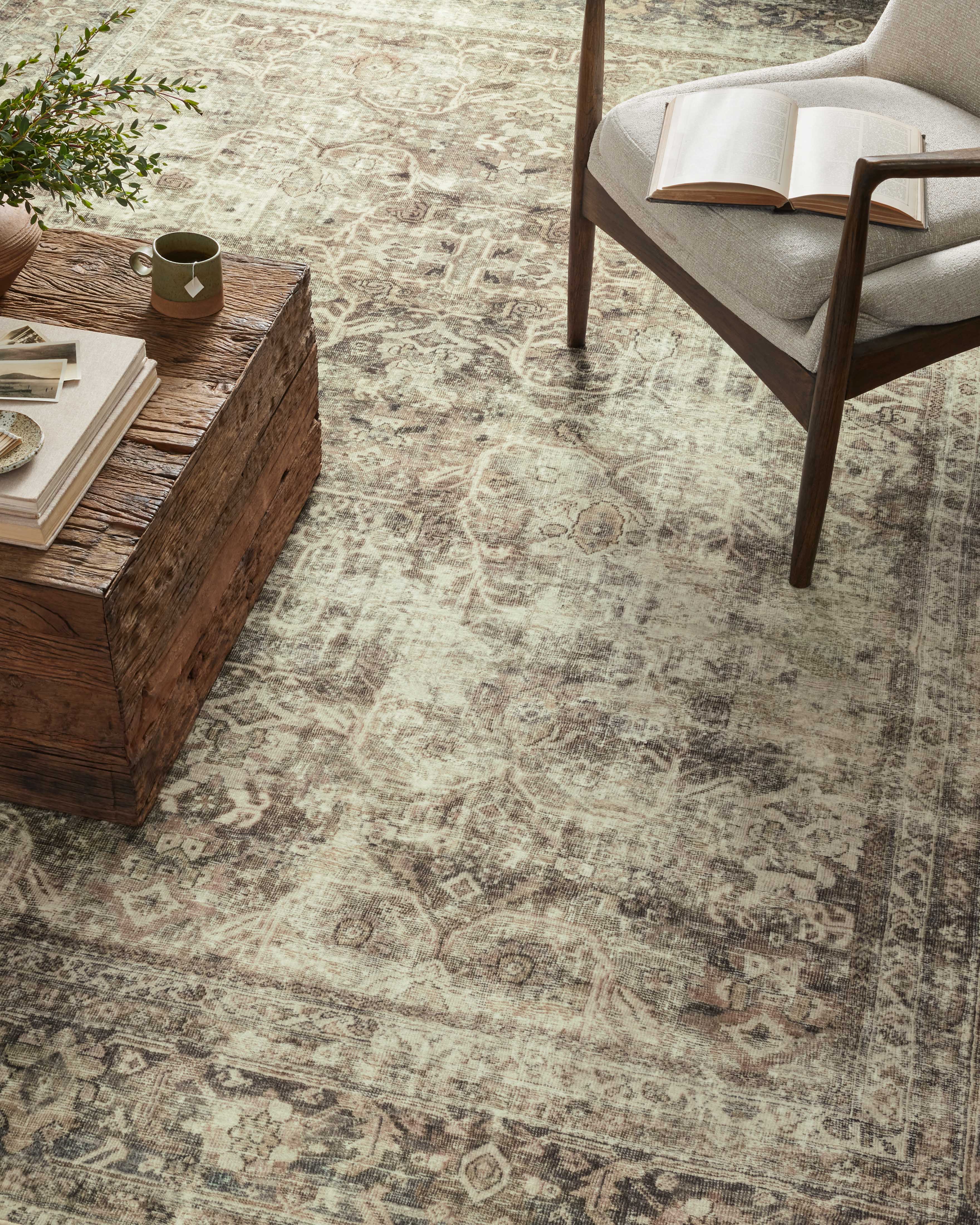 Joanna Gaines x Loloi Sinclair Pebble / Taupe Rug RUGS - synthetic Loloi