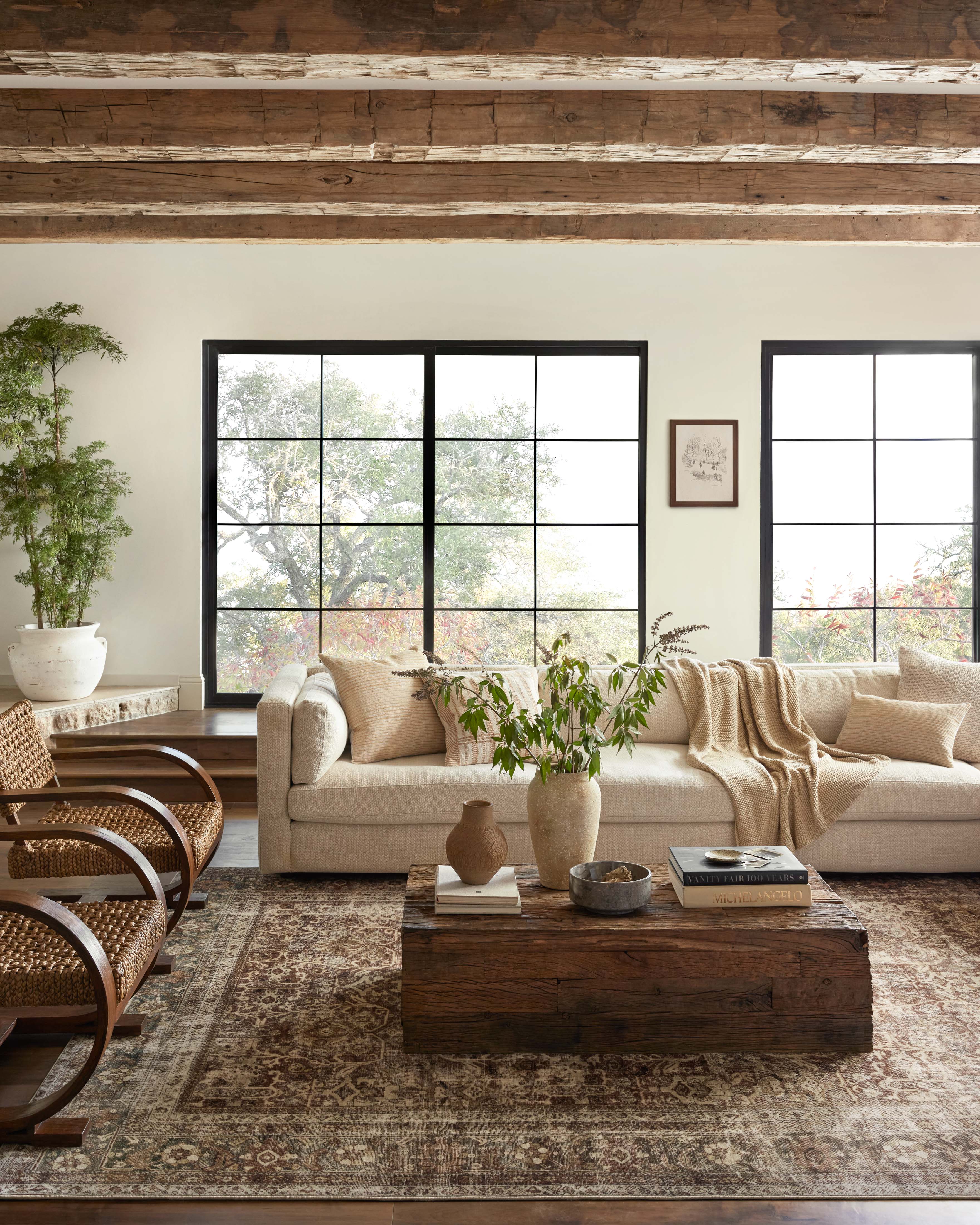 Joanna Gaines x Loloi Sinclair Rust / Lagoon Rug RUGS - synthetic Loloi