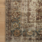 Joanna Gaines x Loloi Sinclair Rust / Lagoon Rug RUGS - synthetic Loloi