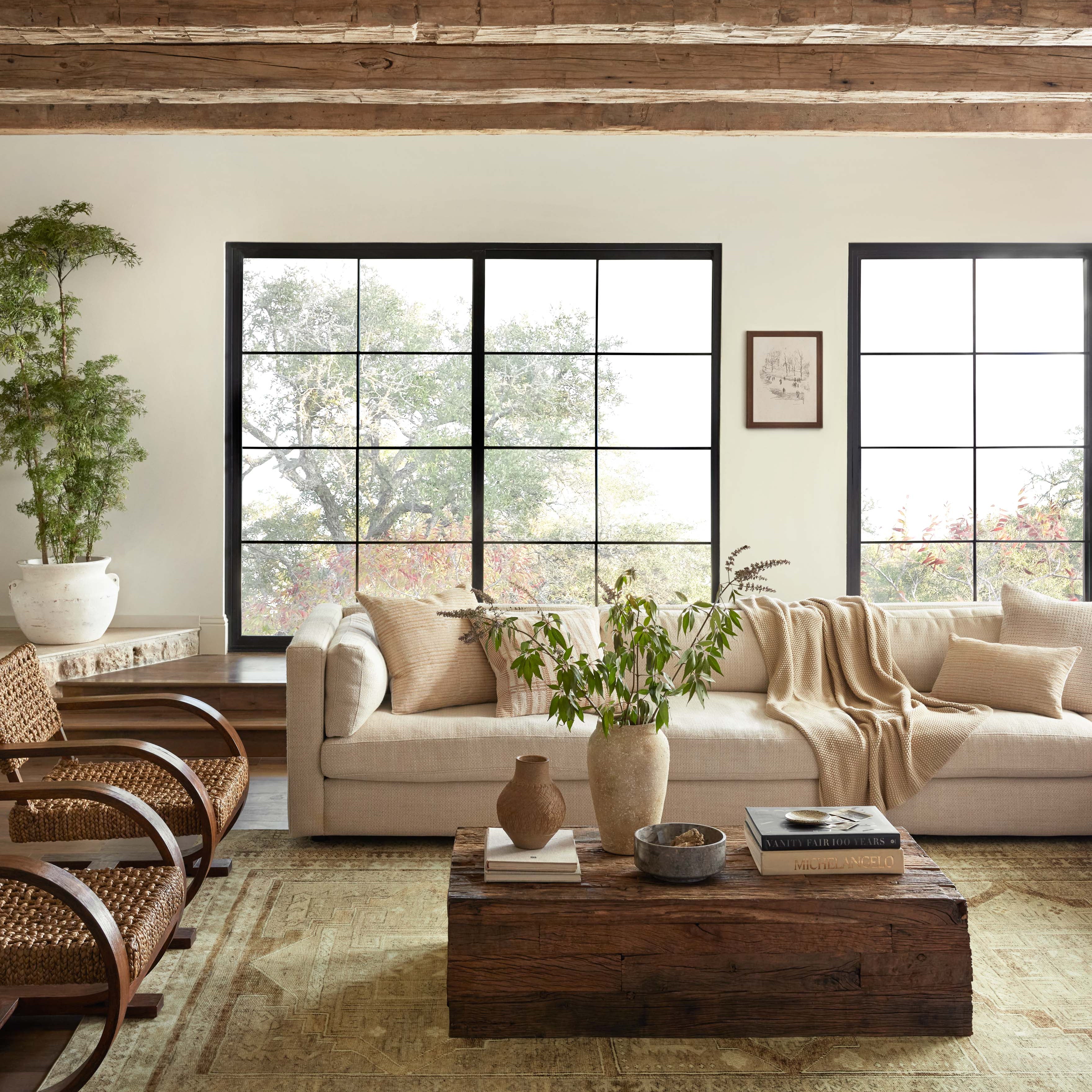 Joanna Gaines x Loloi Sinclair Khaki / Tobacco Rug RUGS - synthetic Loloi