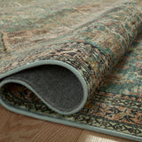 Joanna Gaines x Loloi Sinclair Turquoise / Multi Rug RUGS - synthetic Loloi