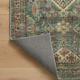 Magnolia Home by Joanna Gaines x Loloi Sinclair Turquoise / Multi Rug 1 - RUGS - patterned Loloi
