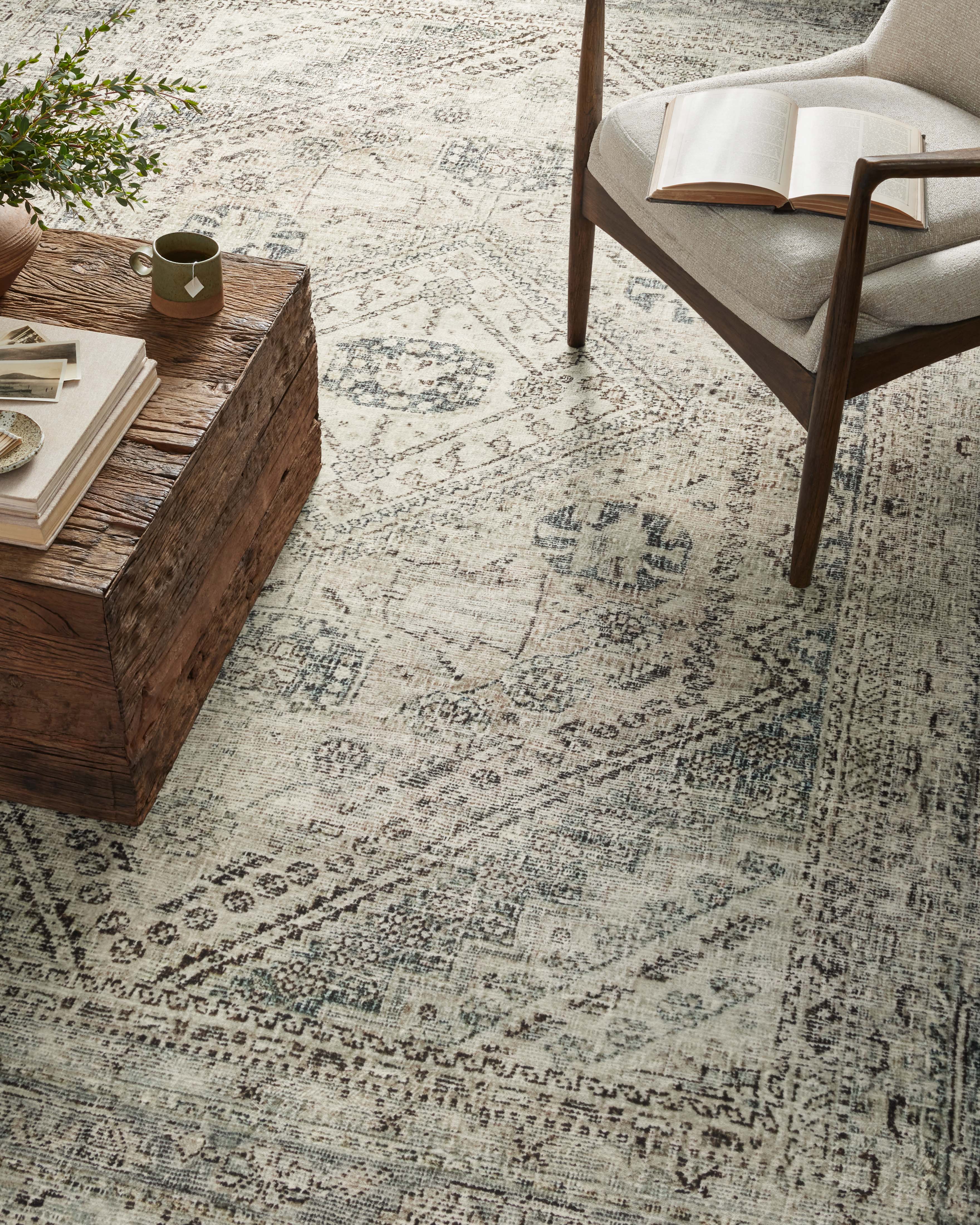 Joanna Gaines x Loloi Sinclair Natural / Sage Rug RUGS - synthetic Loloi
