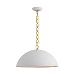 Elliot Extra Large Pendant LIGHTING - pendant Visual Comfort Matte White