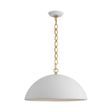 Elliot Extra Large Pendant LIGHTING - pendant Visual Comfort Matte White