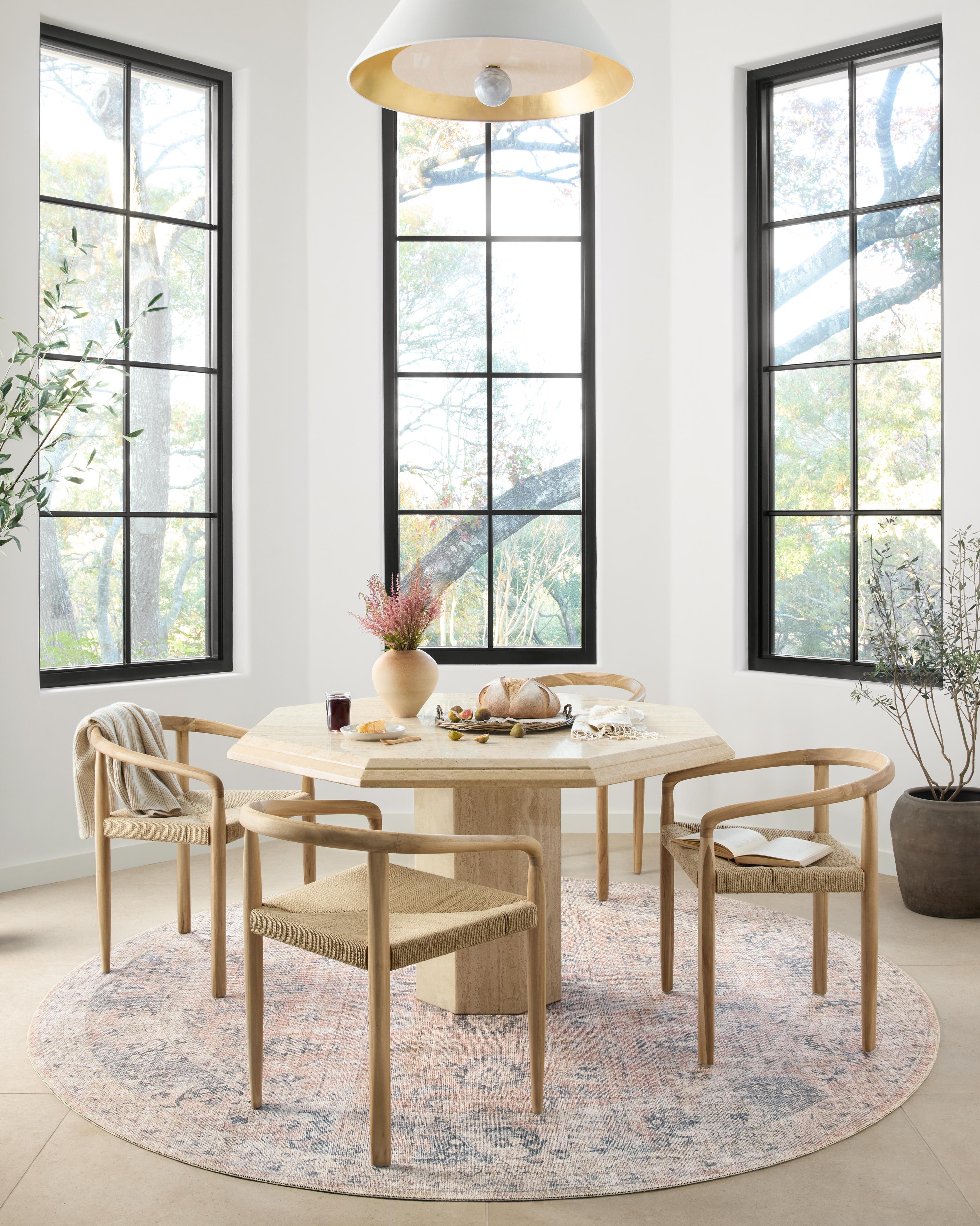 Loloi Skye Blush / Grey Rug RUGS - patterned Loloi