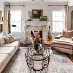 Loloi Skye Blush / Grey Rug RUGS - patterned Loloi