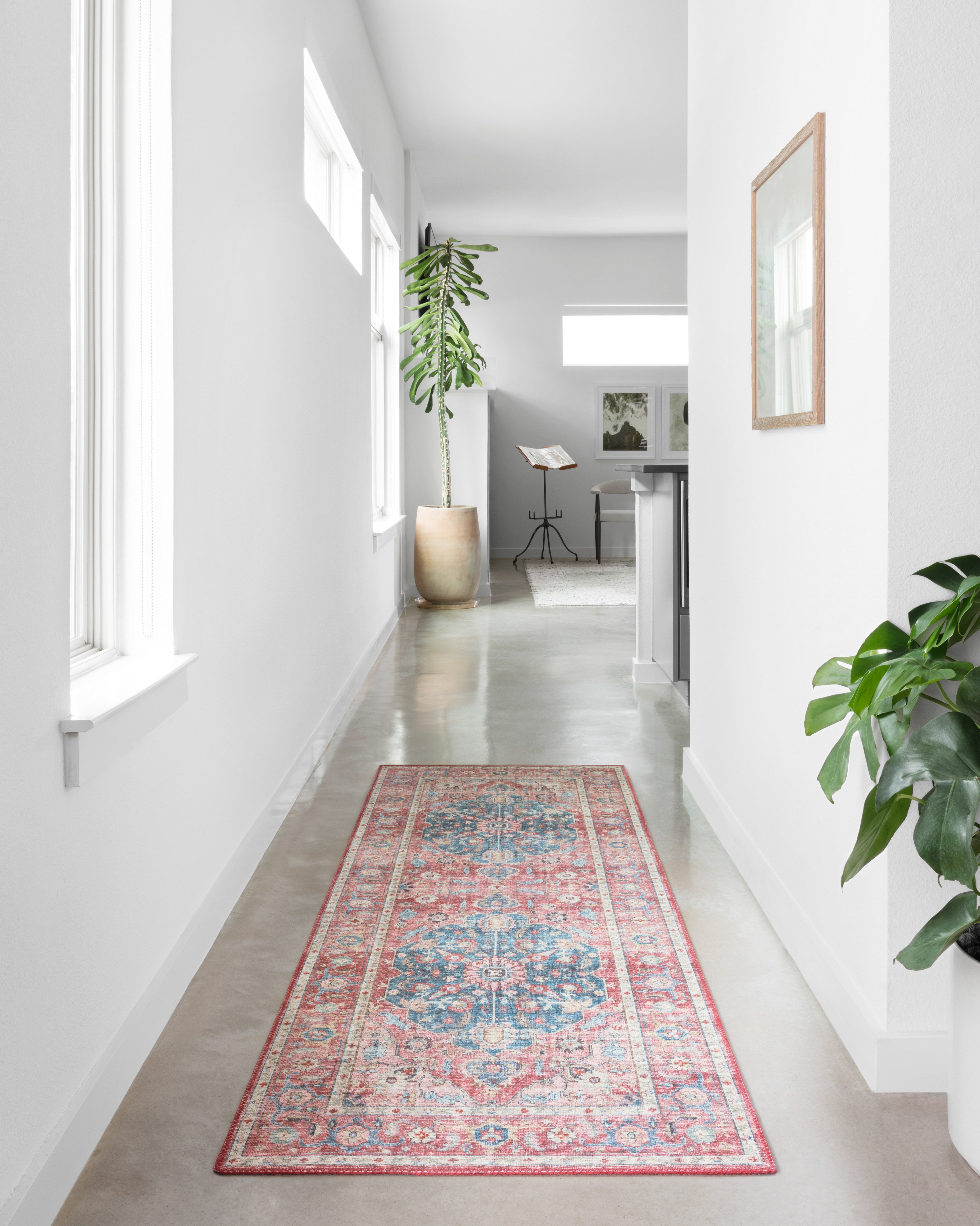 Loloi Skye Brick / Ocean Oval Rug RUGS - synthetic Loloi