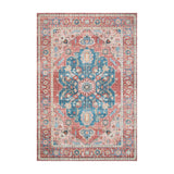 Loloi Skye Brick / Ocean Oval Rug RUGS - synthetic Loloi 7' x 9' Oval