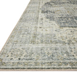 Loloi Skye Charcoal / Dove Oval Rug RUGS - synthetic Loloi