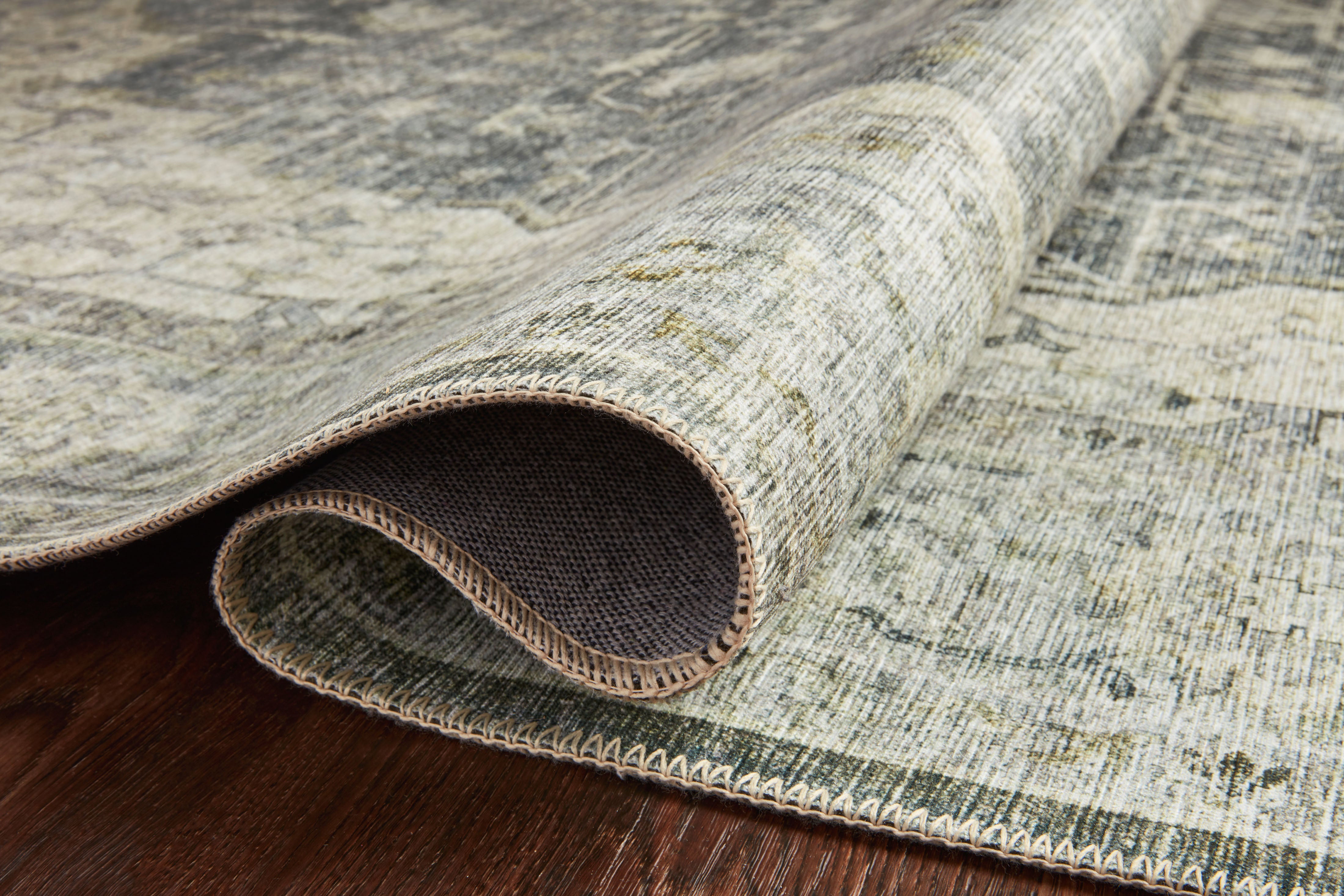 Loloi Skye Charcoal / Dove Oval Rug RUGS - synthetic Loloi