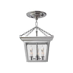 Cornice Semi-Flush Lantern LIGHITING - semi-flush Visual Comfort - Signature Polished Nickel